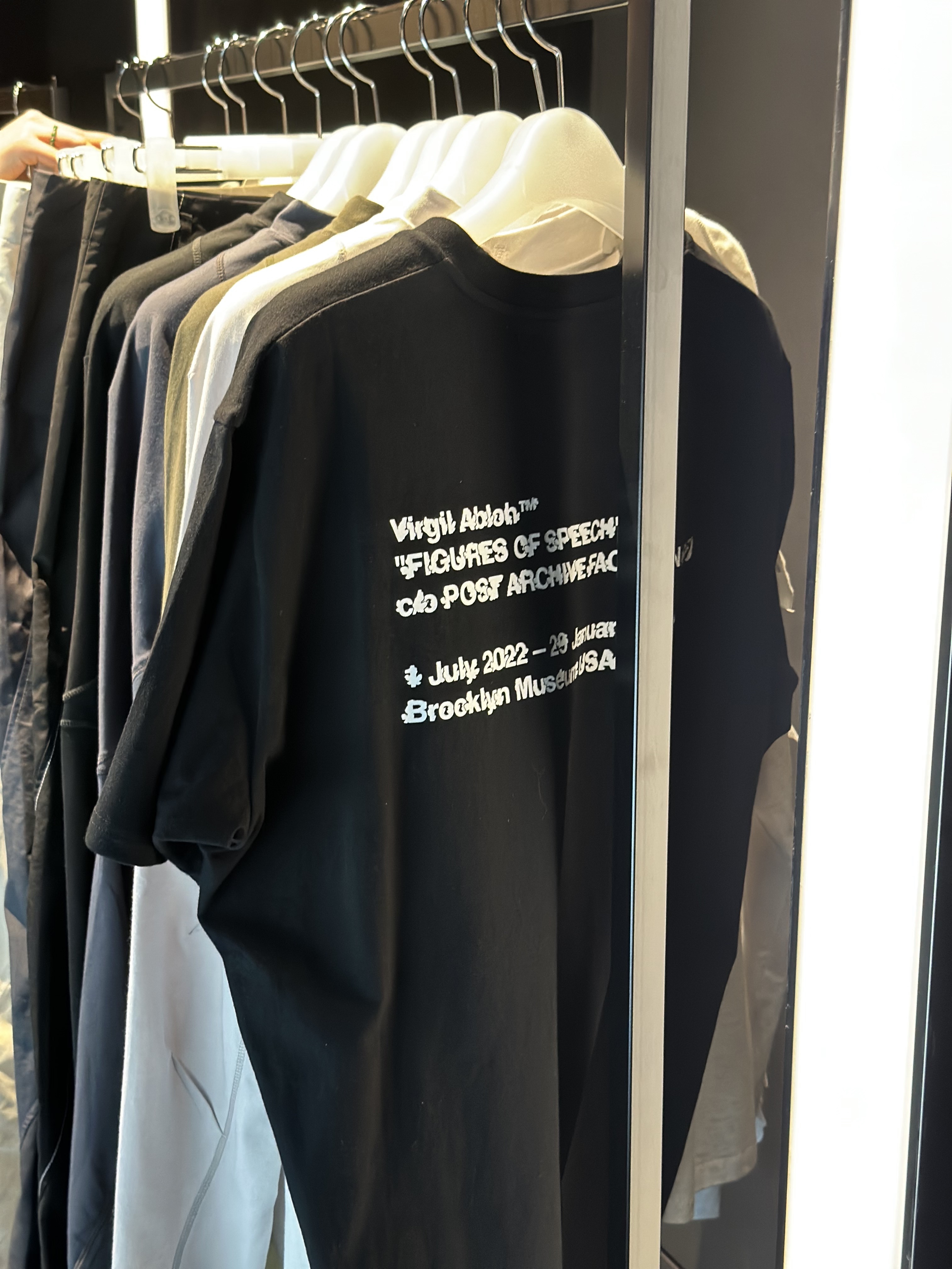 Off-White x Post Archive Faction Figures of Speech T-Shirt Right Black 착용 스타일 - 2