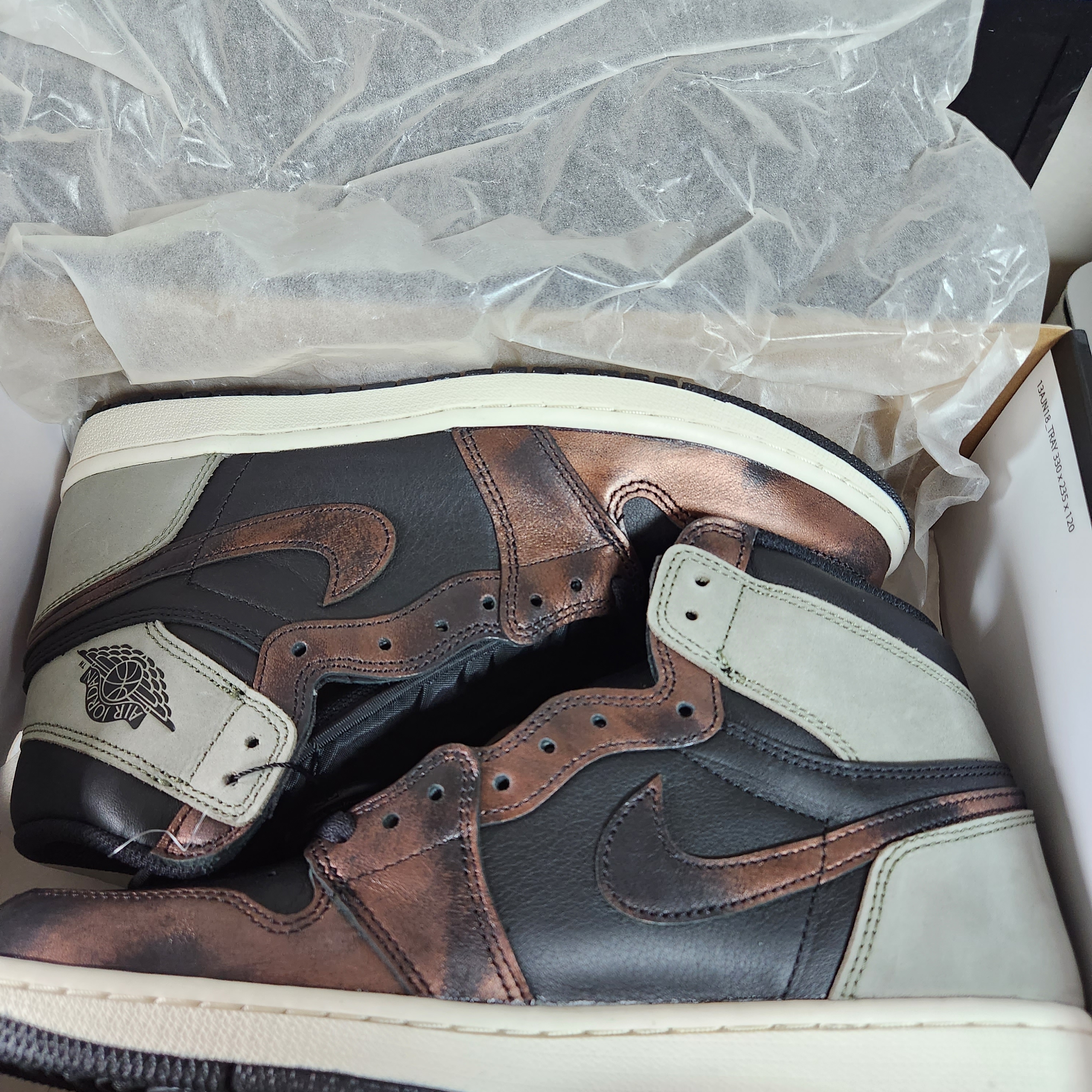 Jordan 1 Retro High OG Rust Shadow 착용 스타일 - 1