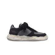 Maison Mihara Yasuhiro Wayne OG Sole Distressed Leather Low-top Sneaker Black