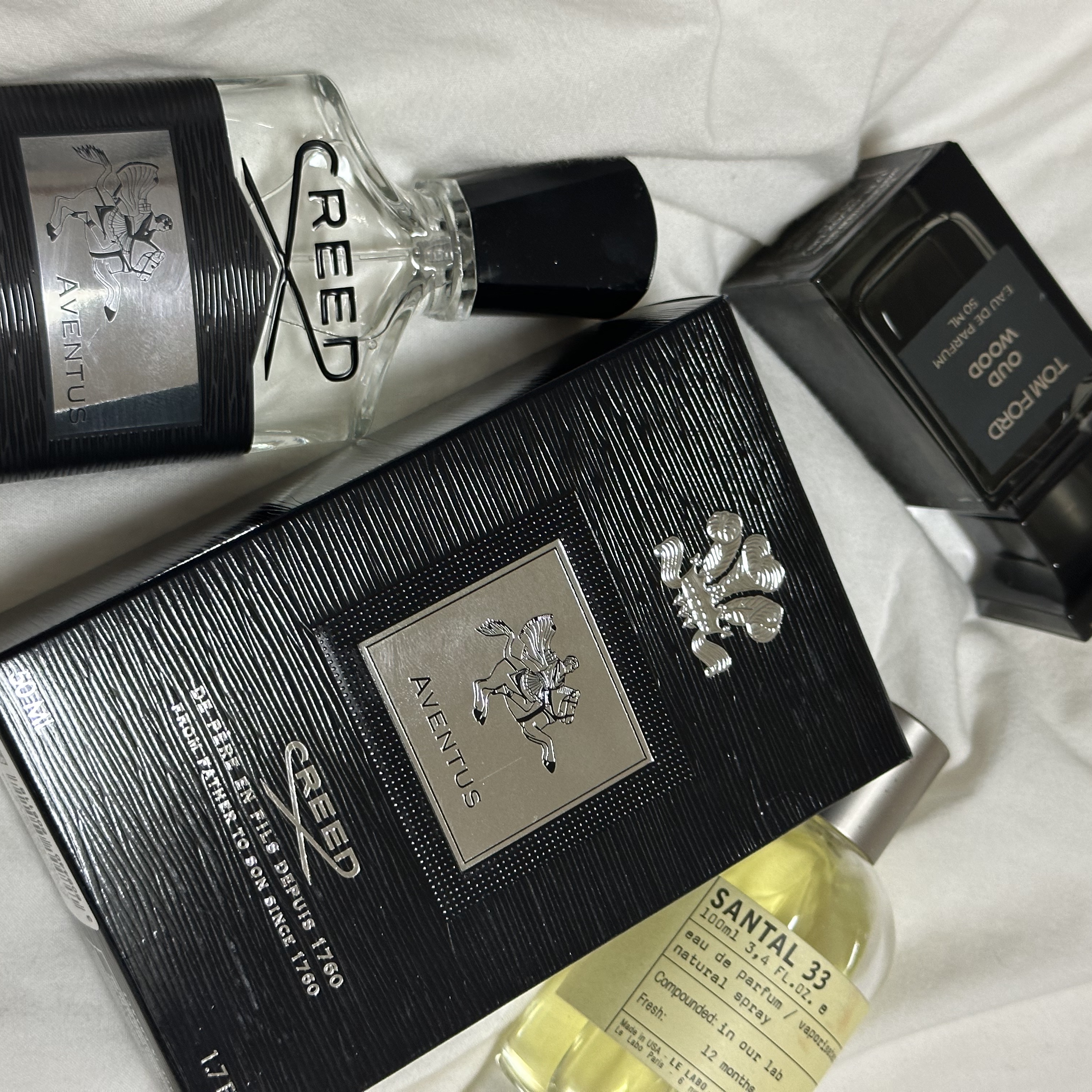 Creed Aventus Eau De Parfum 50ml, Tom Ford Oud Wood Eau De Parfum 50ml 착용 스타일