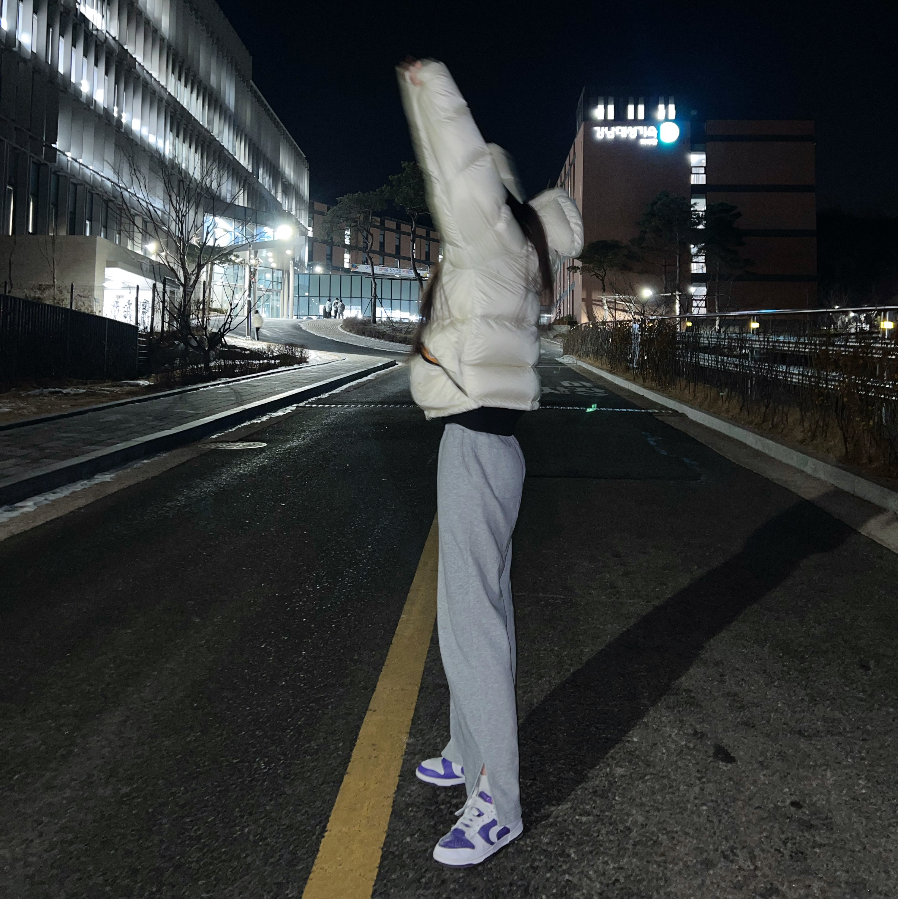 Stussy Micro Ripstop Down Parka Bone 착용 스타일 - 2