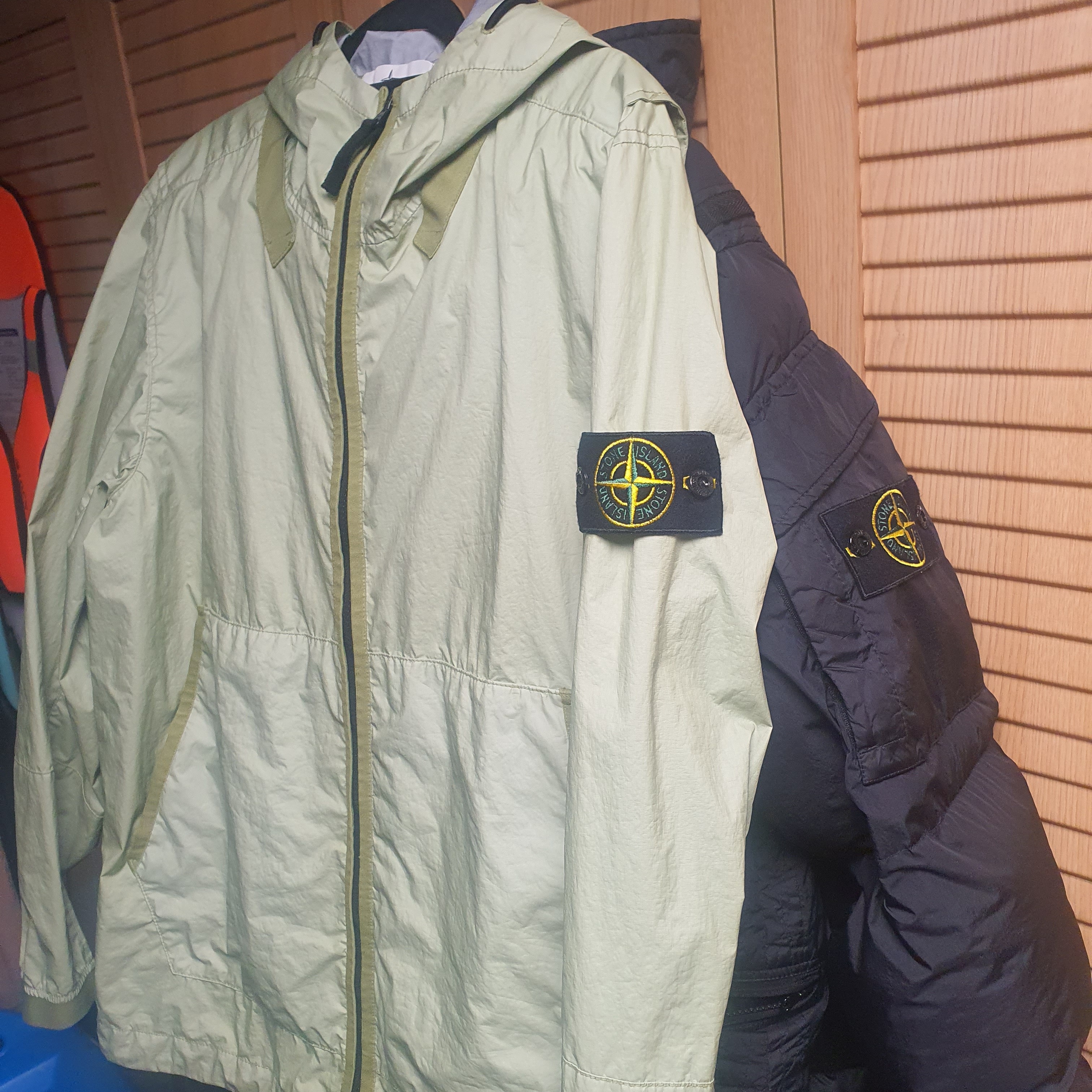 Stone Island 40523 Membrana 3L TC Jacket Light Green - 21SS 착용 스타일 - 3