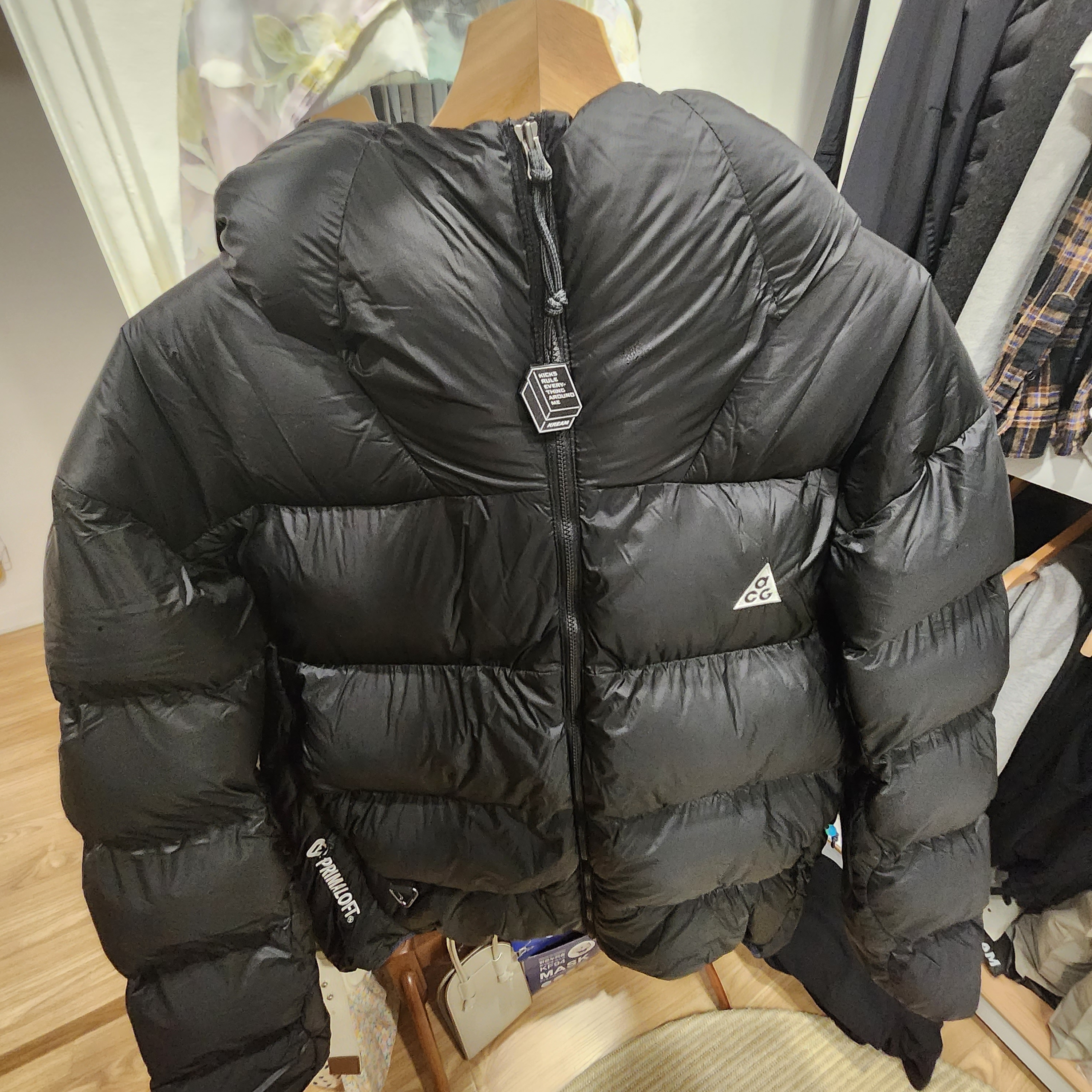 Nike ACG Therma-Fit ADV Lunar Lake Puffer Jacket Black - Asia 착용 스타일