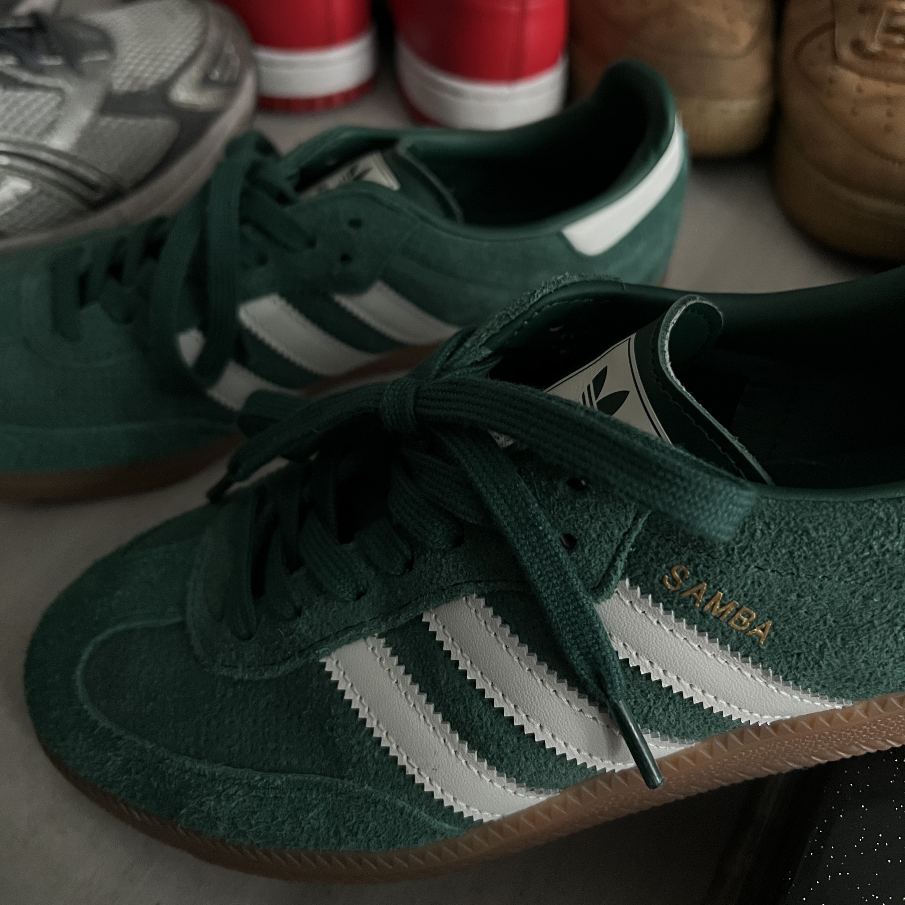 Adidas Samba OG Collegiate Green 착용 스타일 - 2