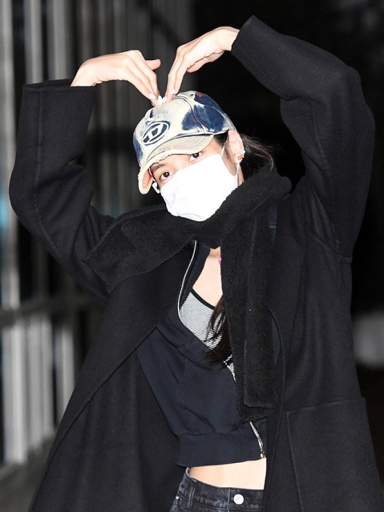 Diesel C-Seymon Treated Denim Baseball Cap Blue White 착용 스타일 - 1