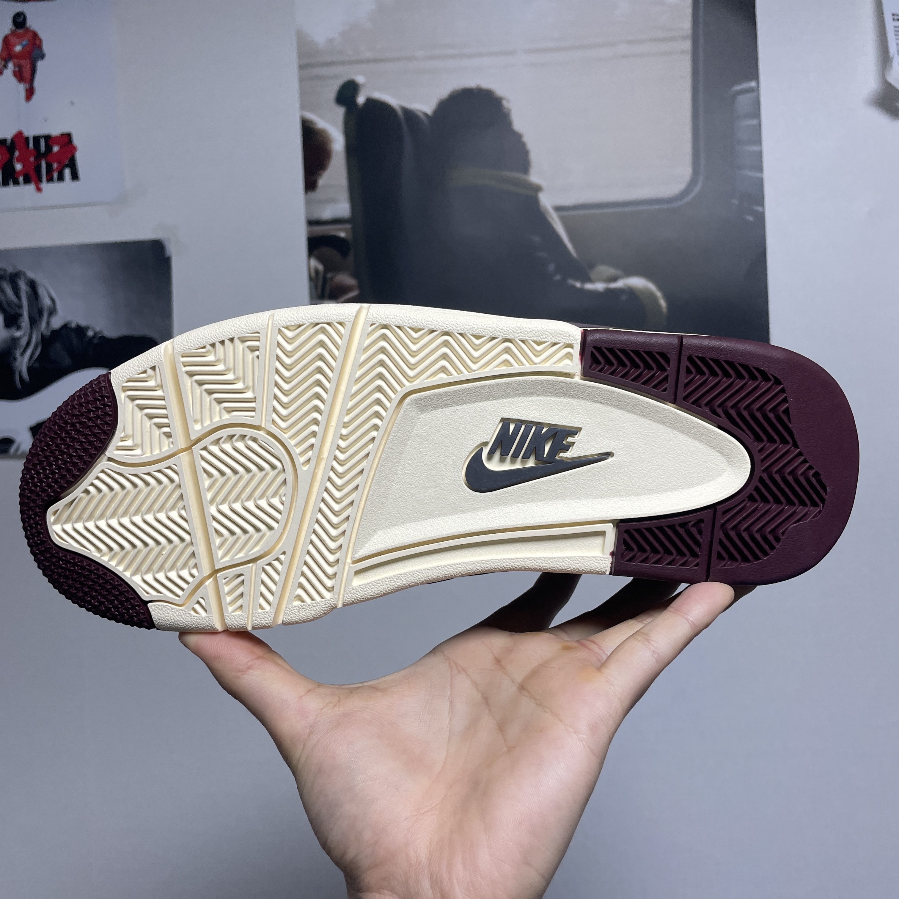 Jordan 4 x A Ma Maniere Retro Violet Ore 착용 스타일 - 4