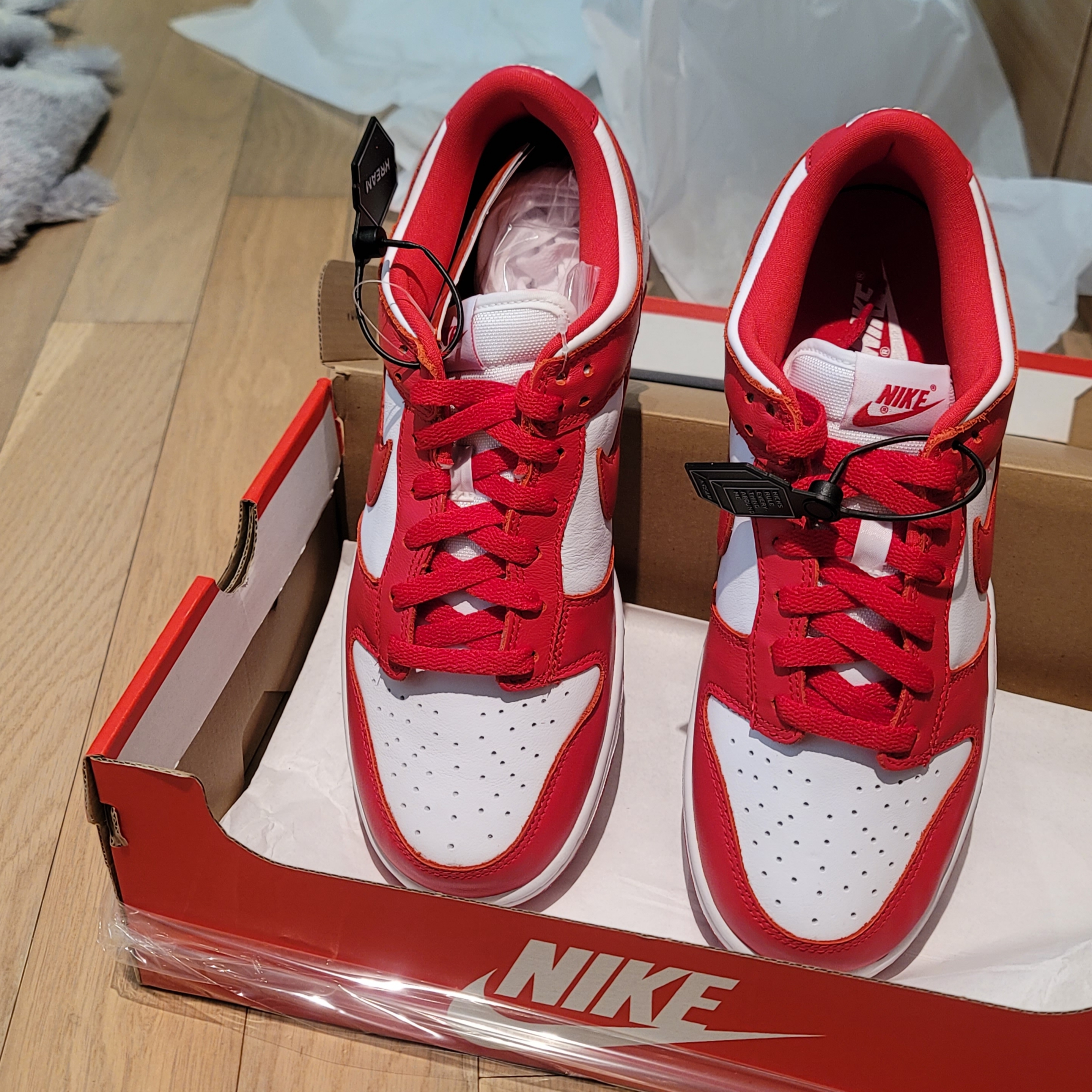 Nike Dunk Low SP University Red 2020 착용 스타일 - 1