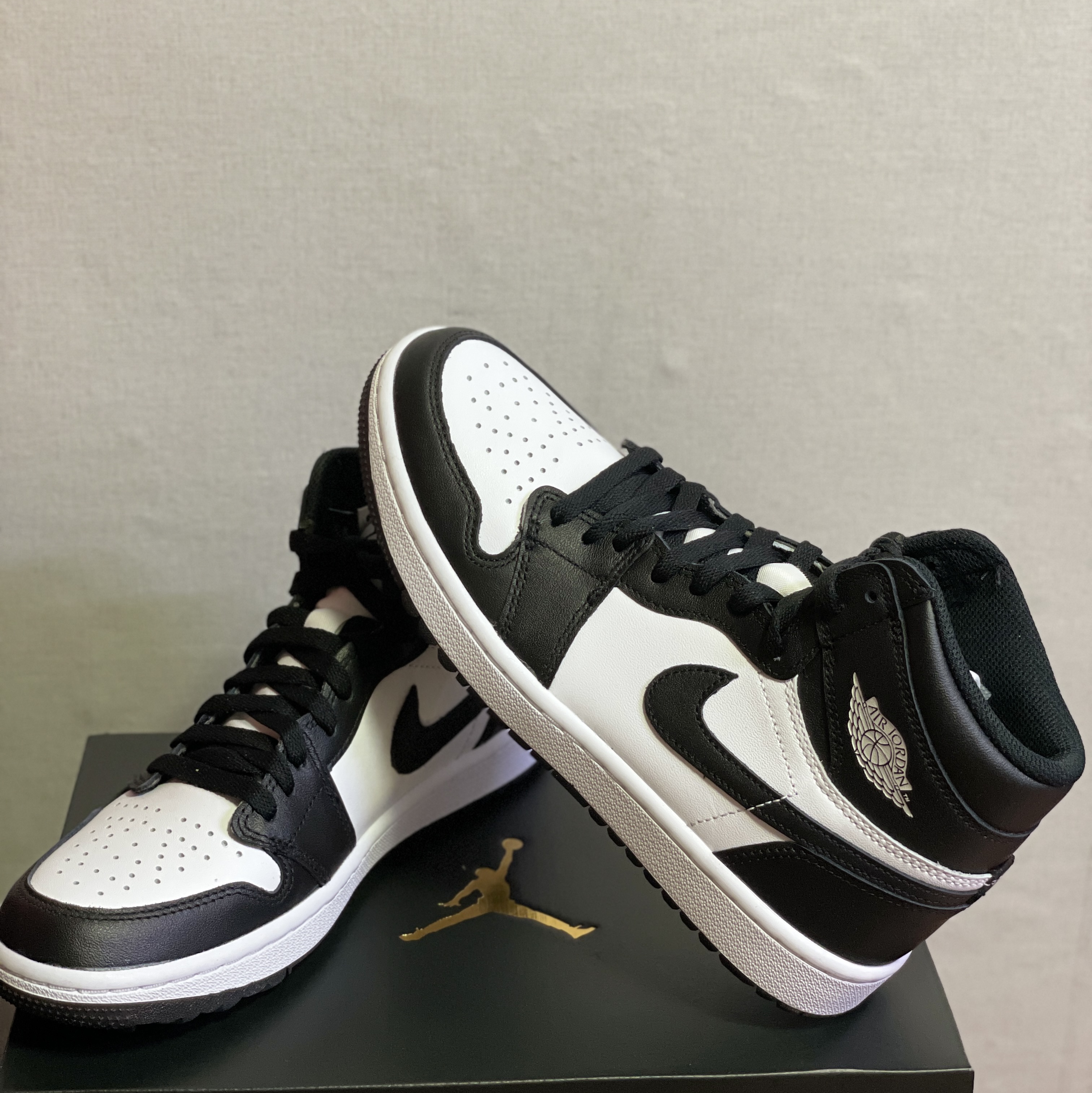 Jordan 1 High Golf White Black 착용 스타일 - 2