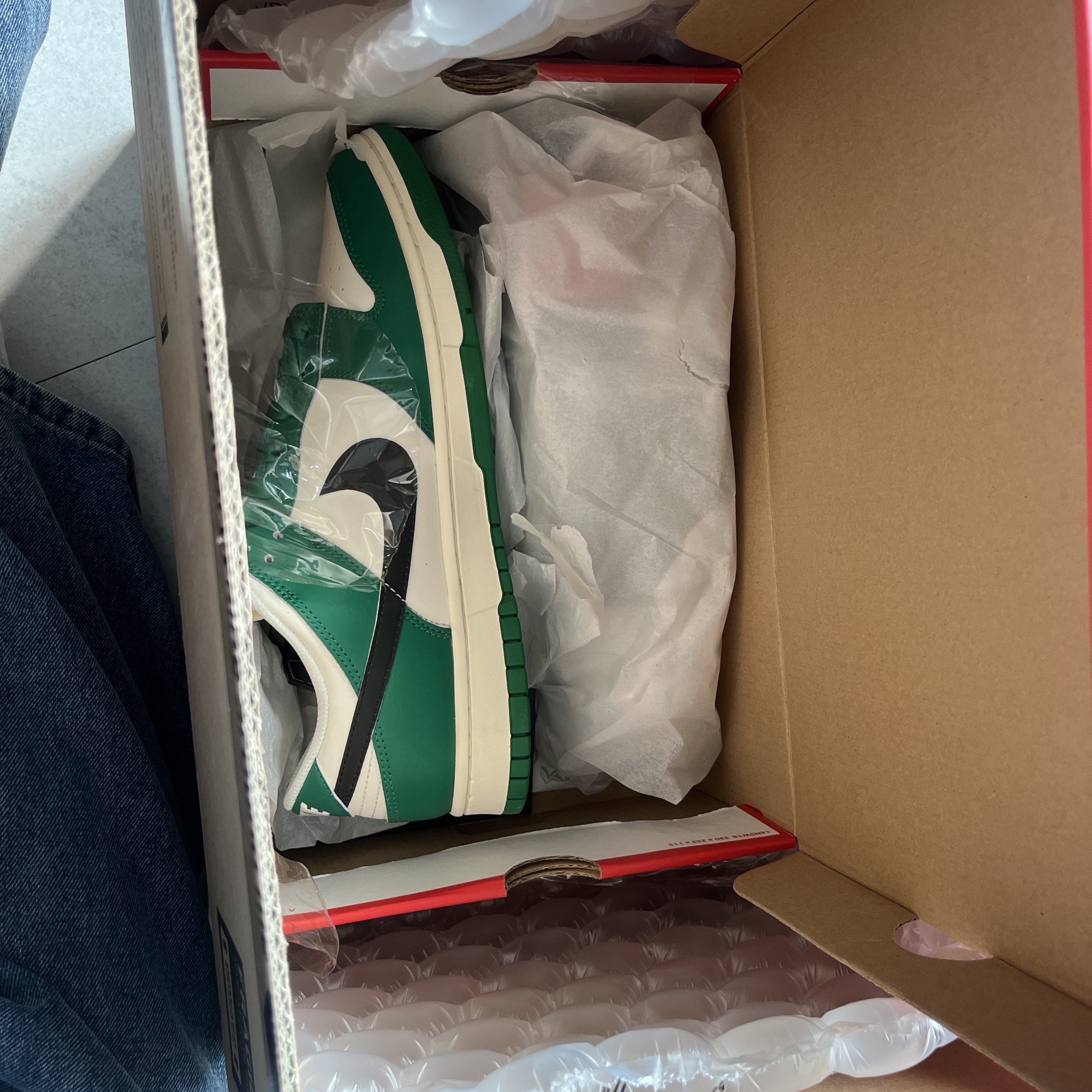 Nike Dunk Low Retro SE Jackpot Malachite 착용 스타일 - 2
