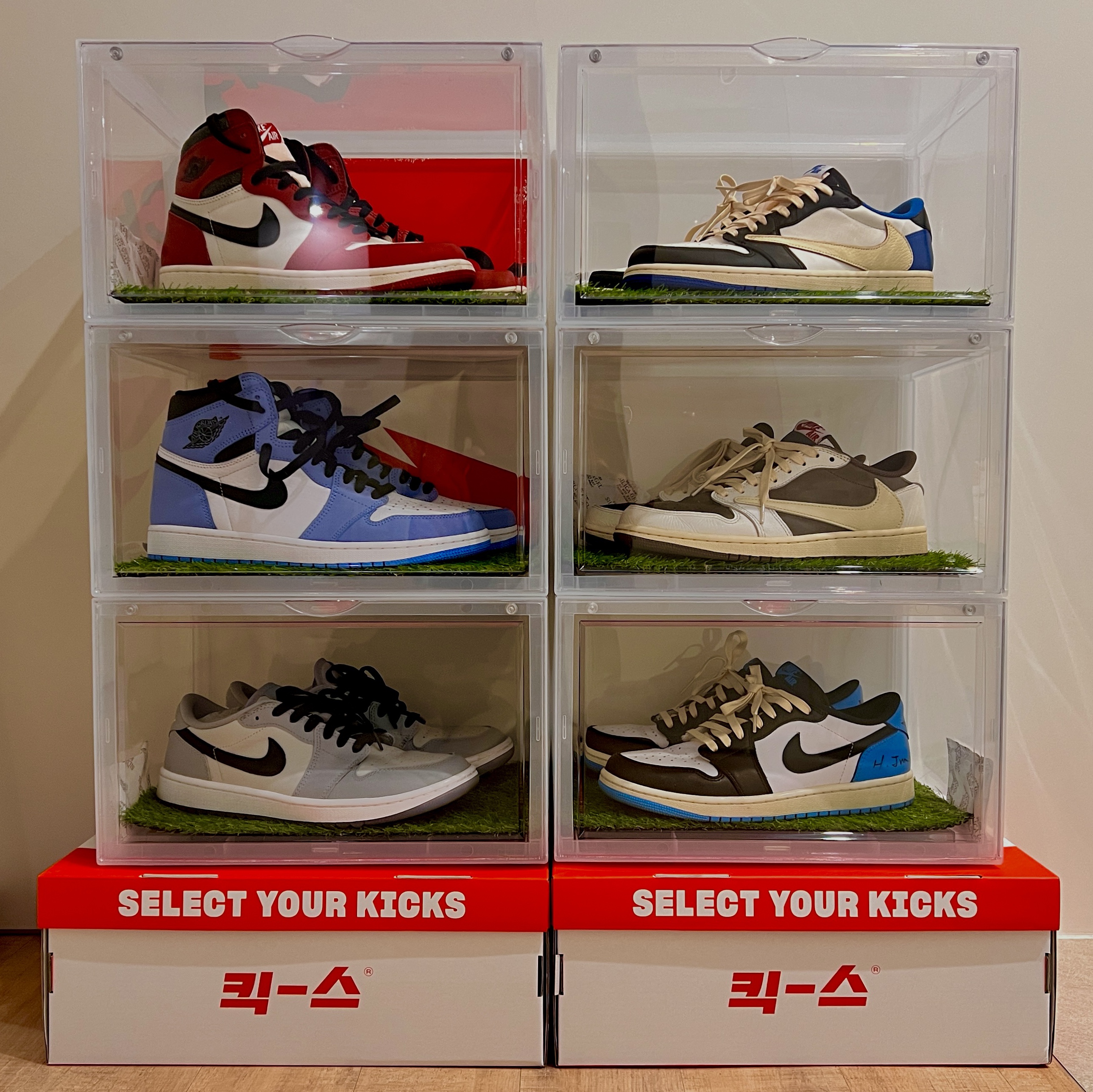 Jordan 1 Retro High OG University Blue 착용 스타일 - 1