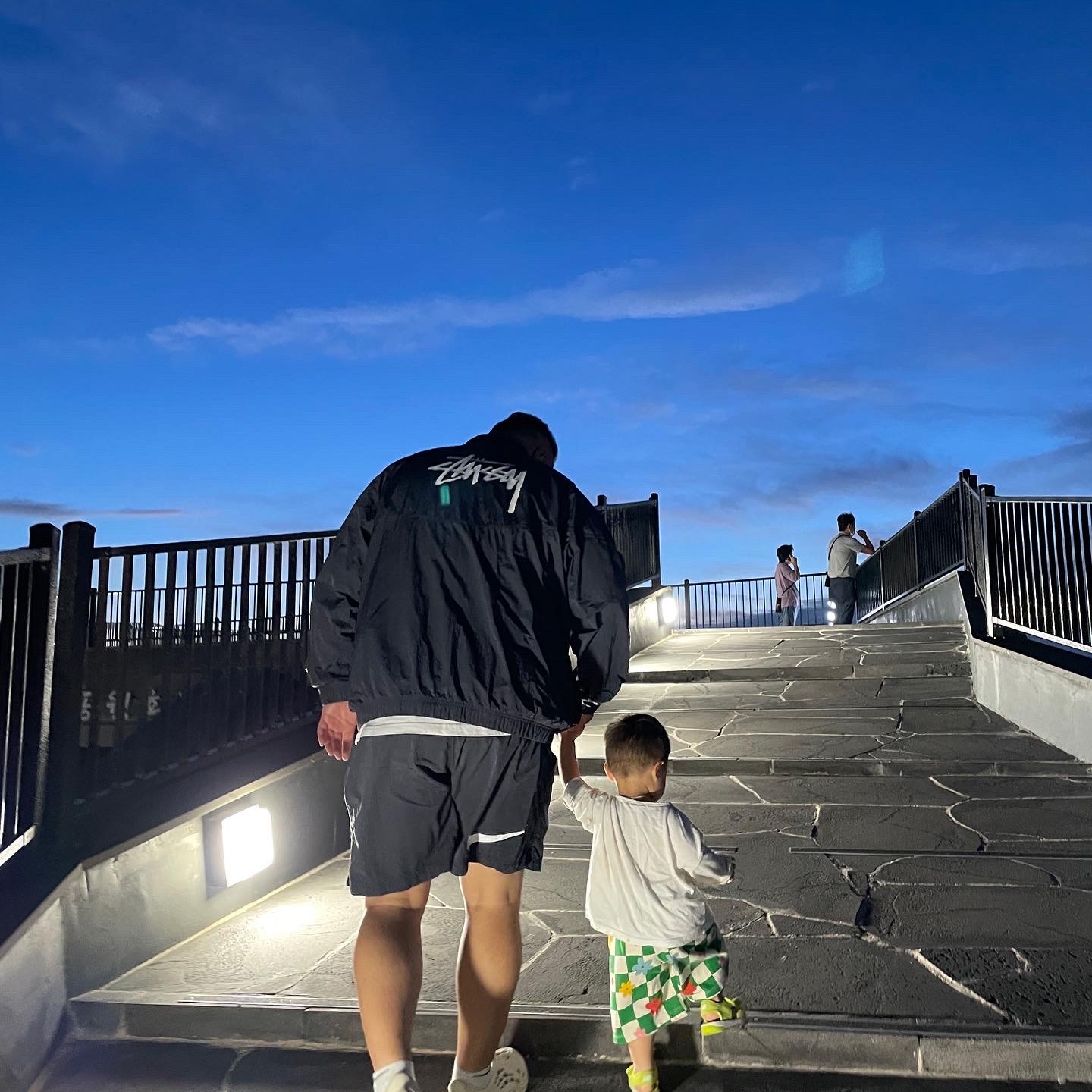 Nike x Stussy Water Shorts Off Noir, Nike x Stussy Windrunner Jacket Off Noir 착용 스타일