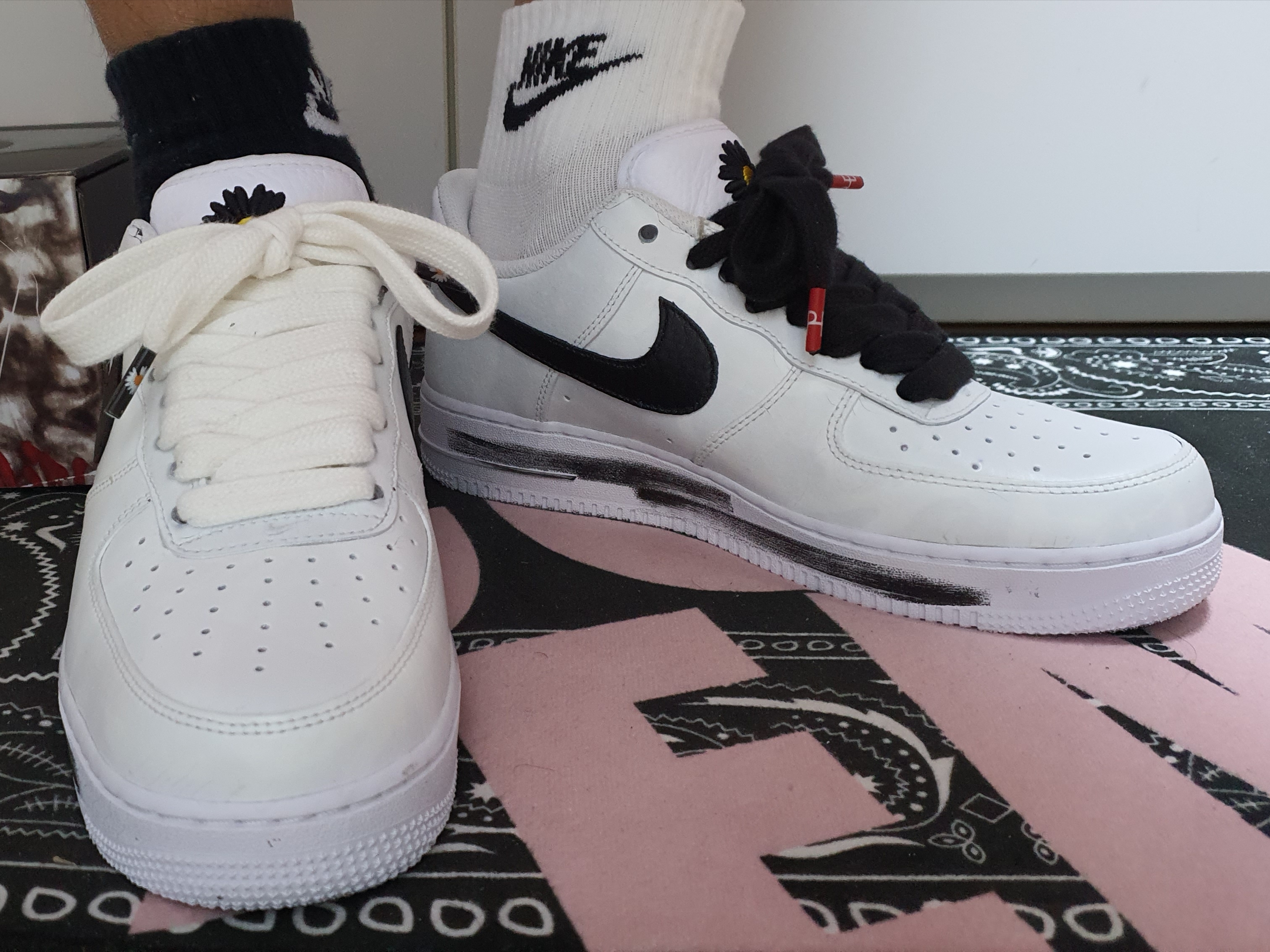 Nike x Peaceminusone Air Force 1 Low Para-Noise 2.0 착용 스타일 - 2