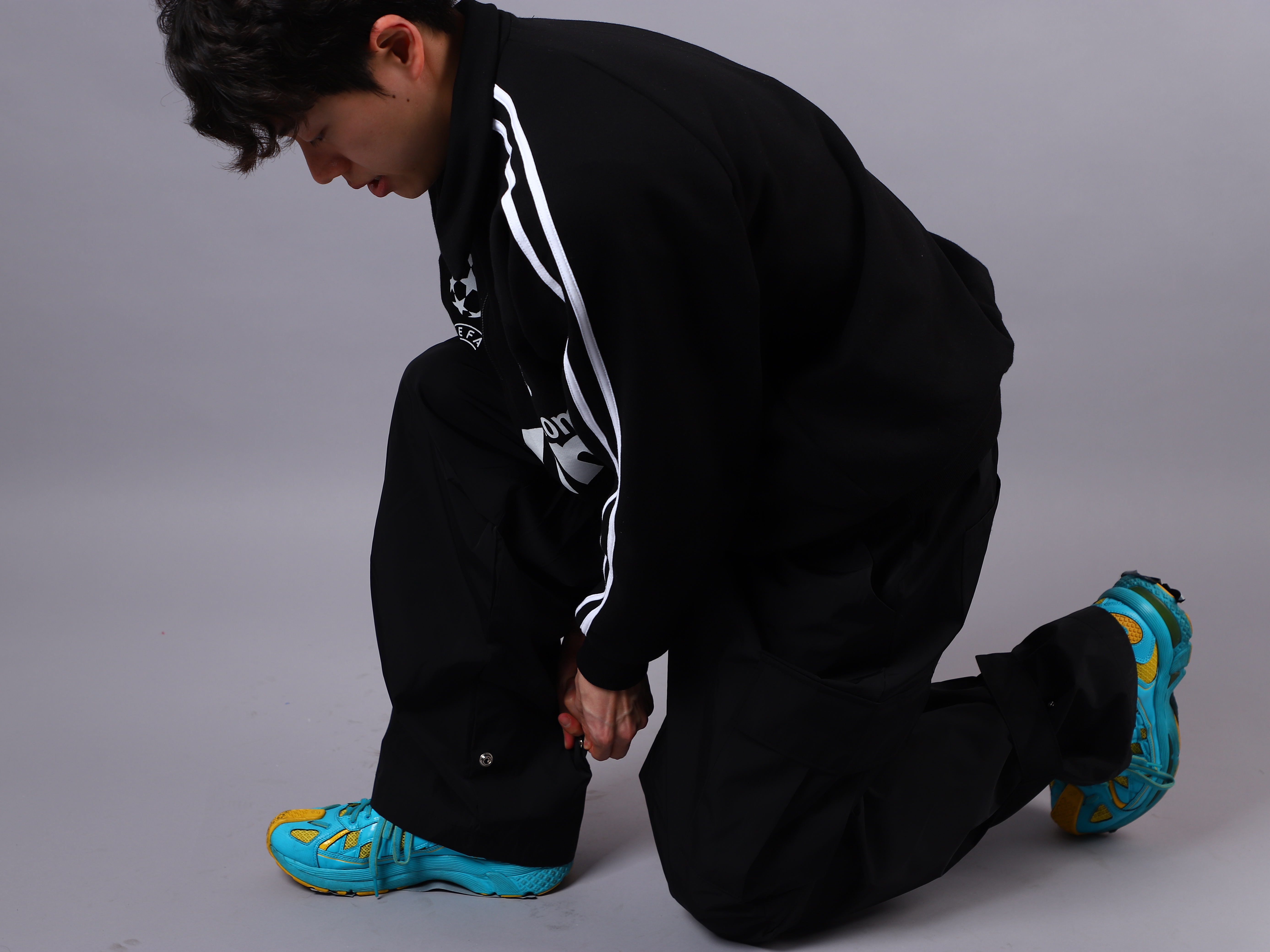 Asics x Kiko Kostadinov Gel-Kiril Ice Mint 착용 스타일