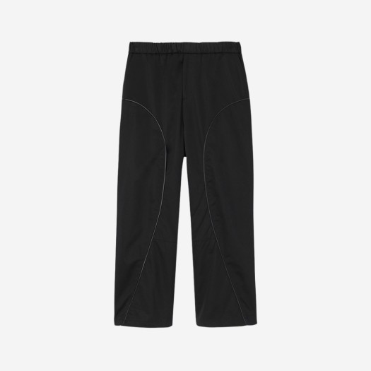 Typing Mistake Piping Banding Wide Pants Black - 22FW