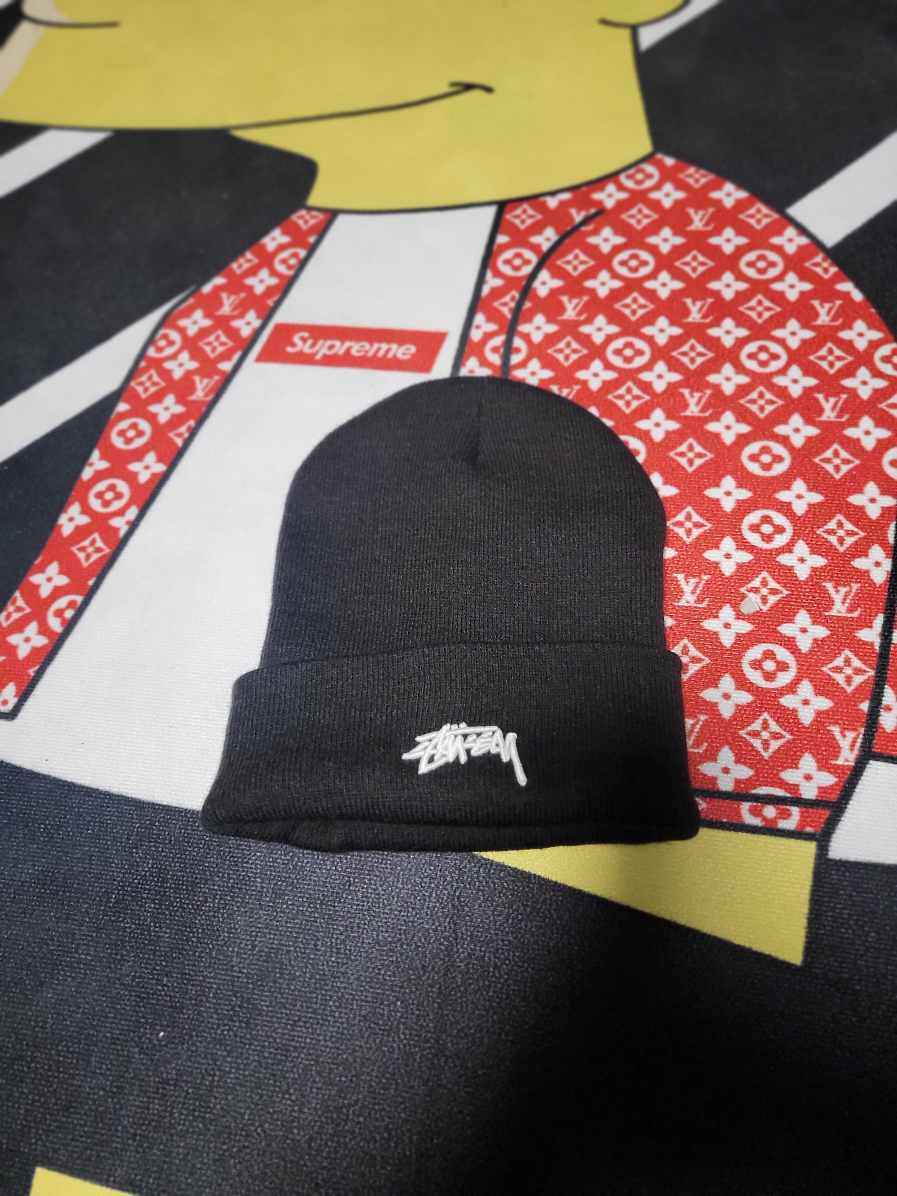 Nike x Stussy NRG Cuffed Beanie Black 착용 스타일 - 1