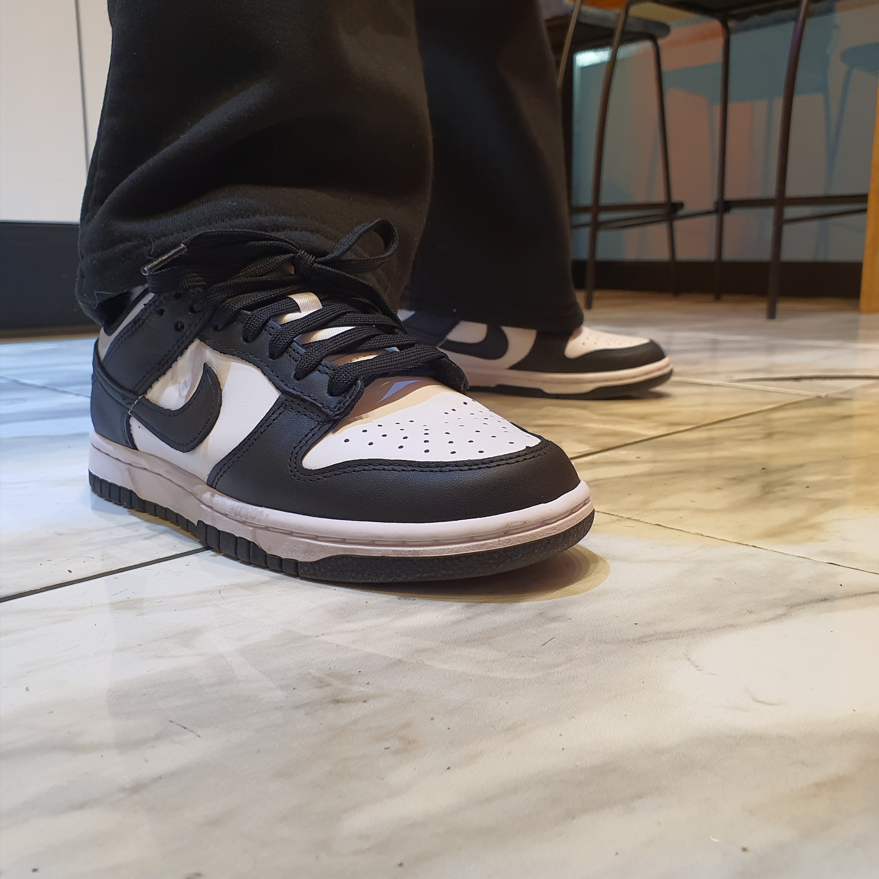 (W) Nike Dunk Low Black 착용 스타일