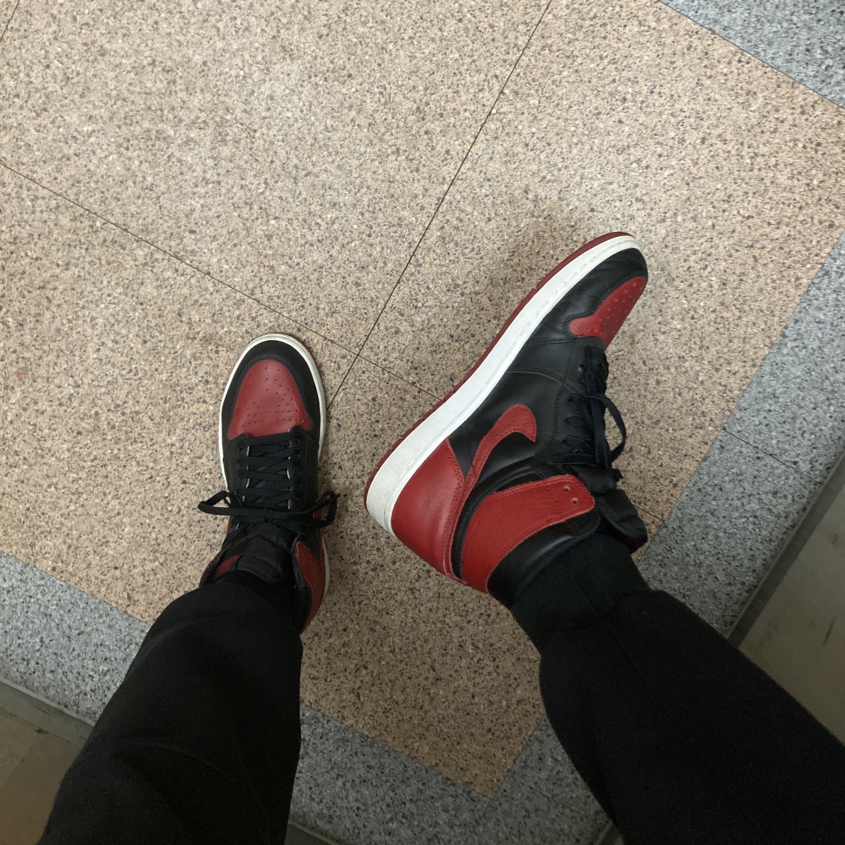 Jordan 1 Retro High OG Bred Banned 2016 착용 스타일