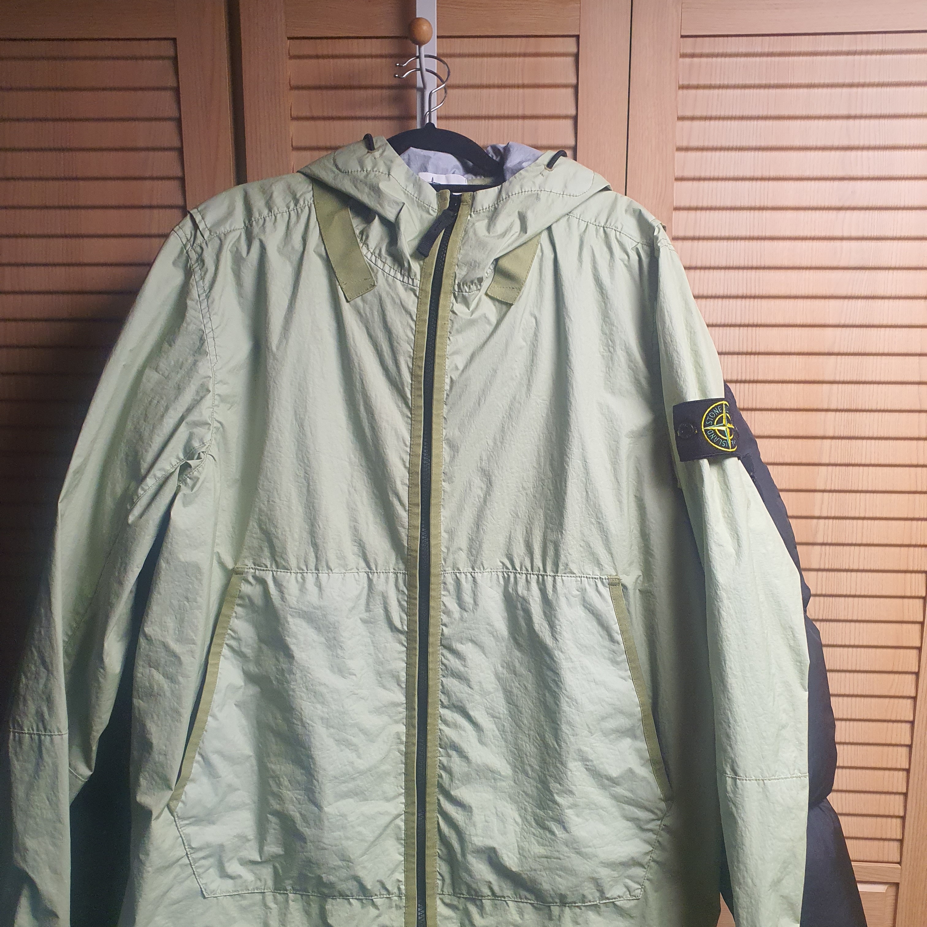 Stone Island 40523 Membrana 3L TC Jacket Light Green - 21SS 착용 스타일 - 2