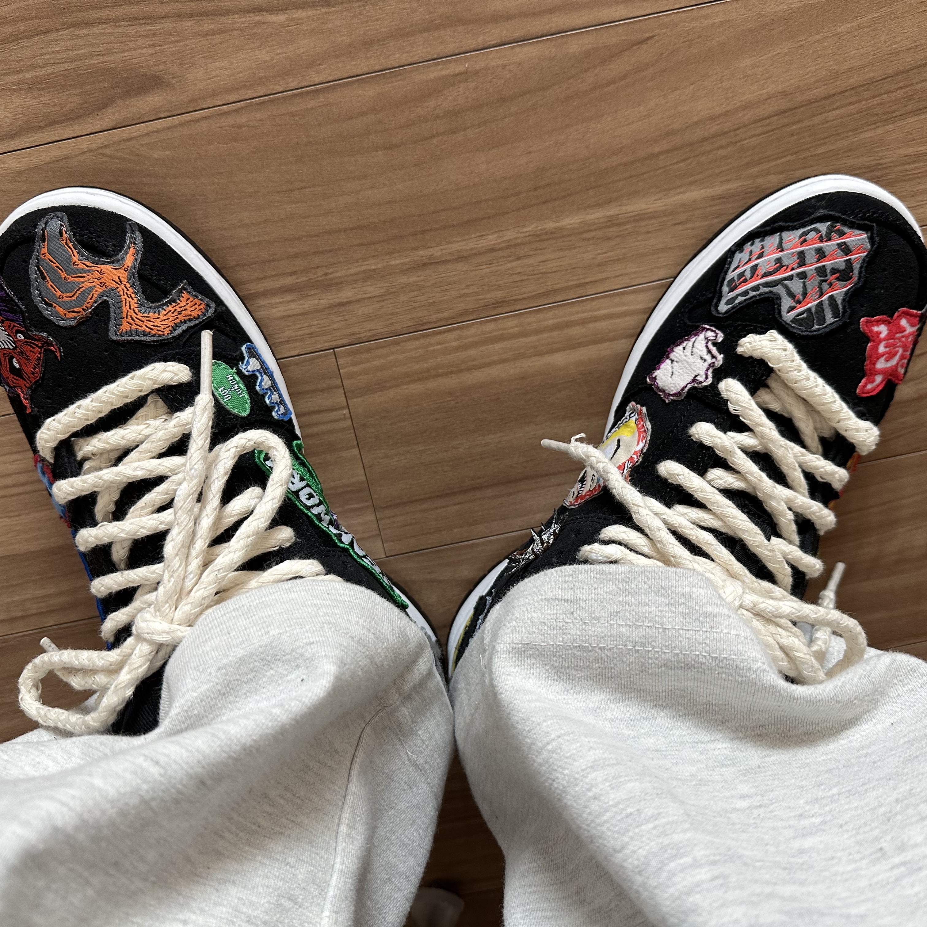 Nike x Neckface SB Dunk Low Pro Black 착용 스타일