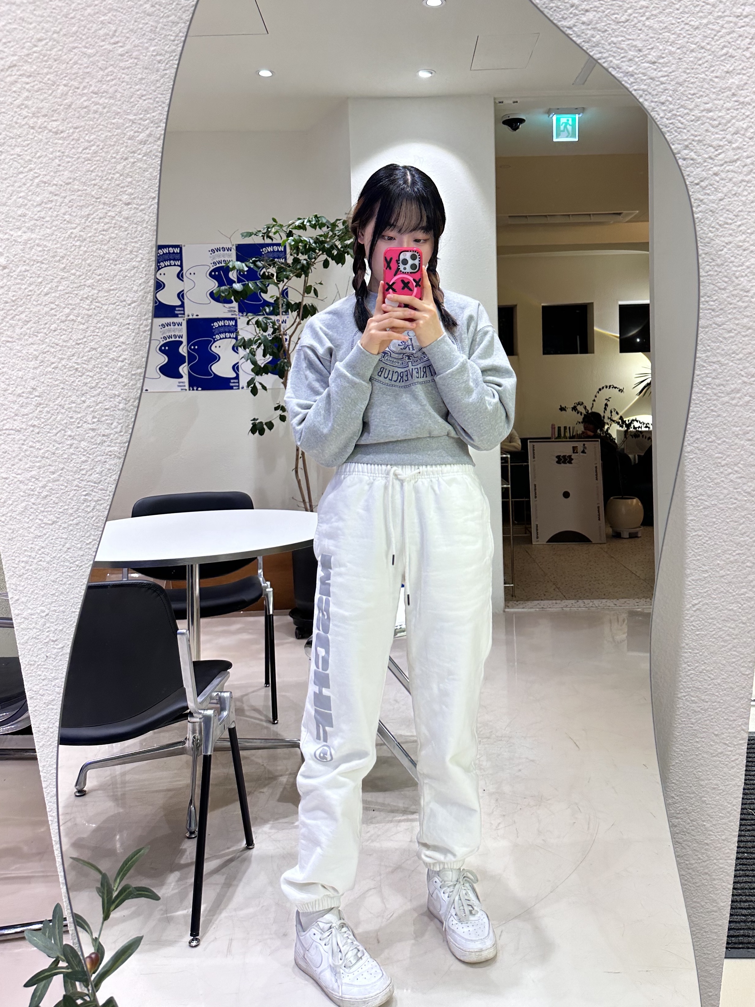 Nike Air Force 1 '07 Low White, (W) Nike Air Force 1 '07 Low White 착용 스타일 - 3