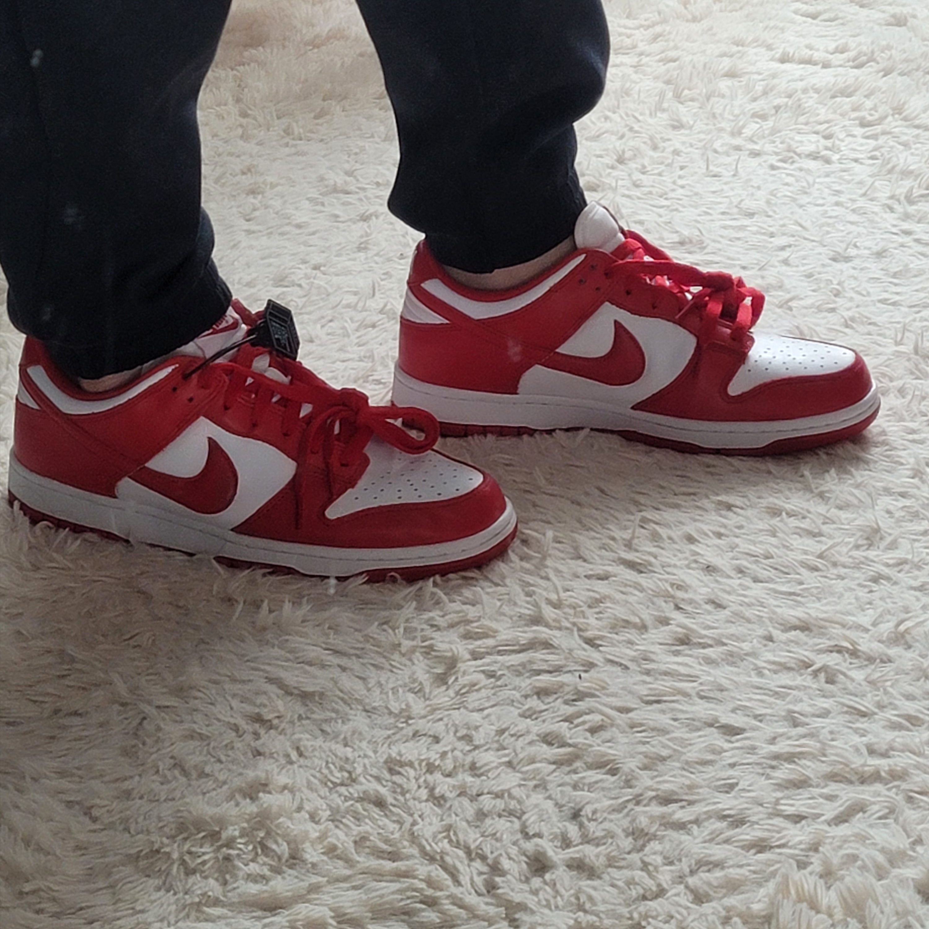 Nike Dunk Low SP University Red 2020 착용 스타일 - 2