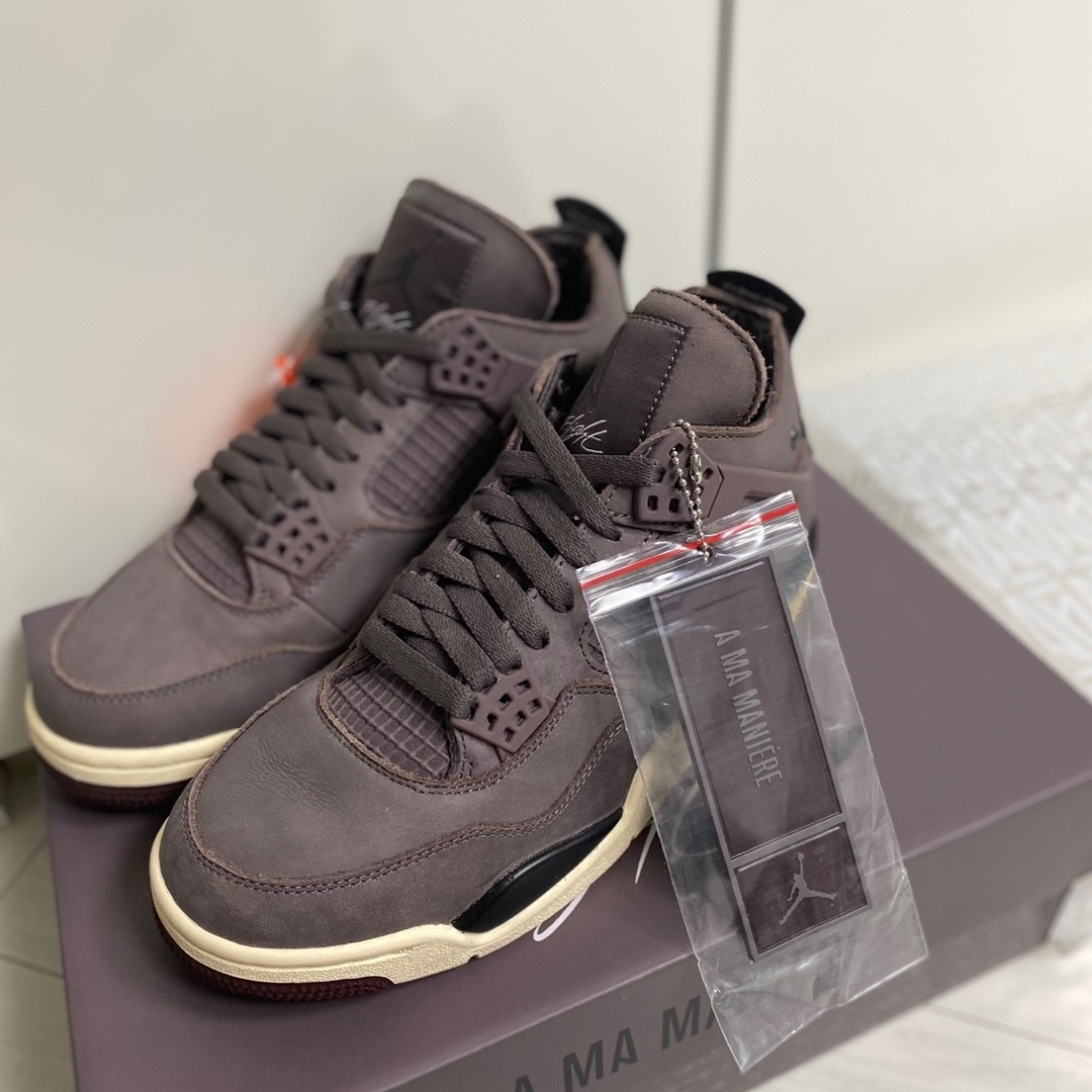 Jordan 4 x A Ma Maniere Retro Violet Ore 착용 스타일 - 2