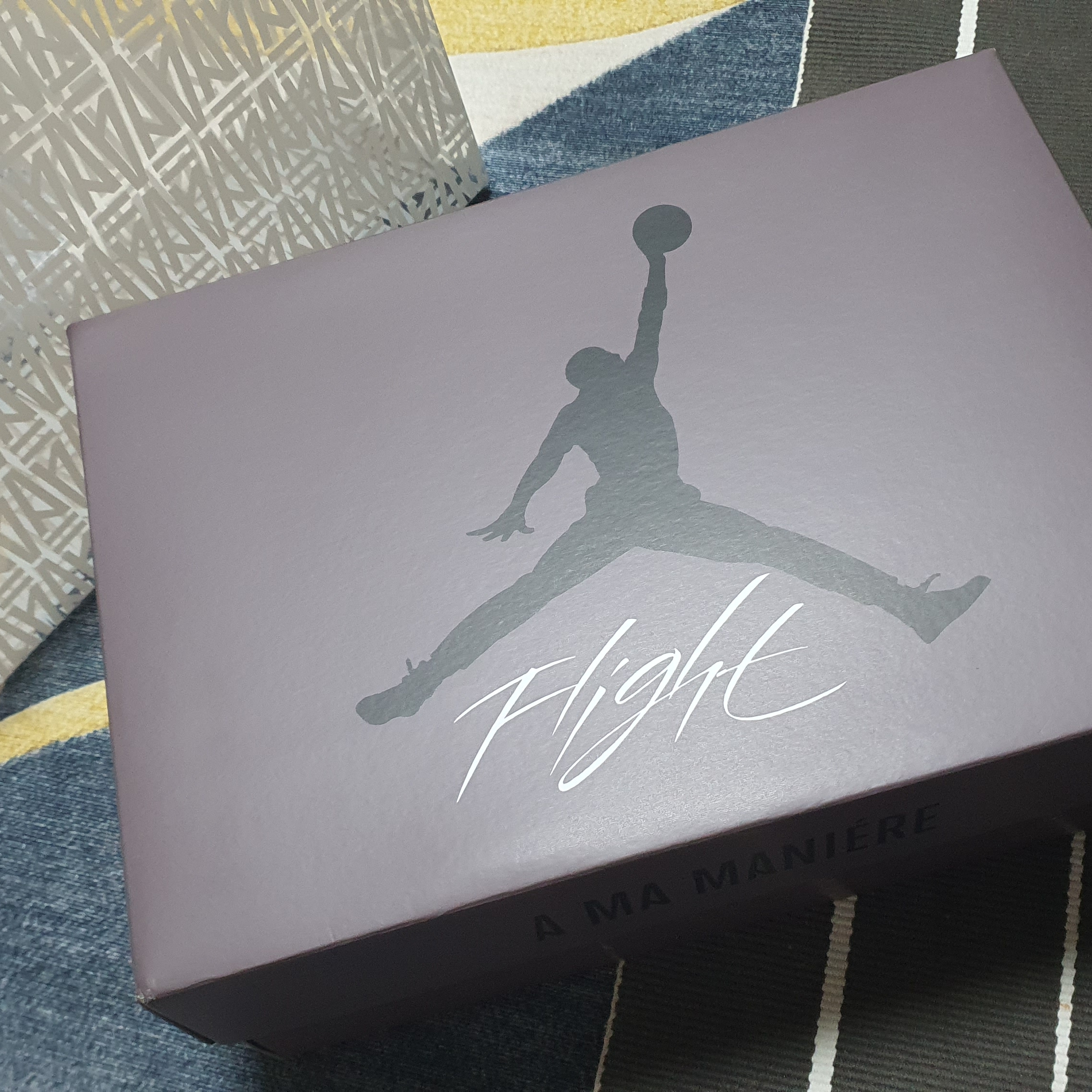 Jordan 4 x A Ma Maniere Retro Violet Ore 착용 스타일 - 1