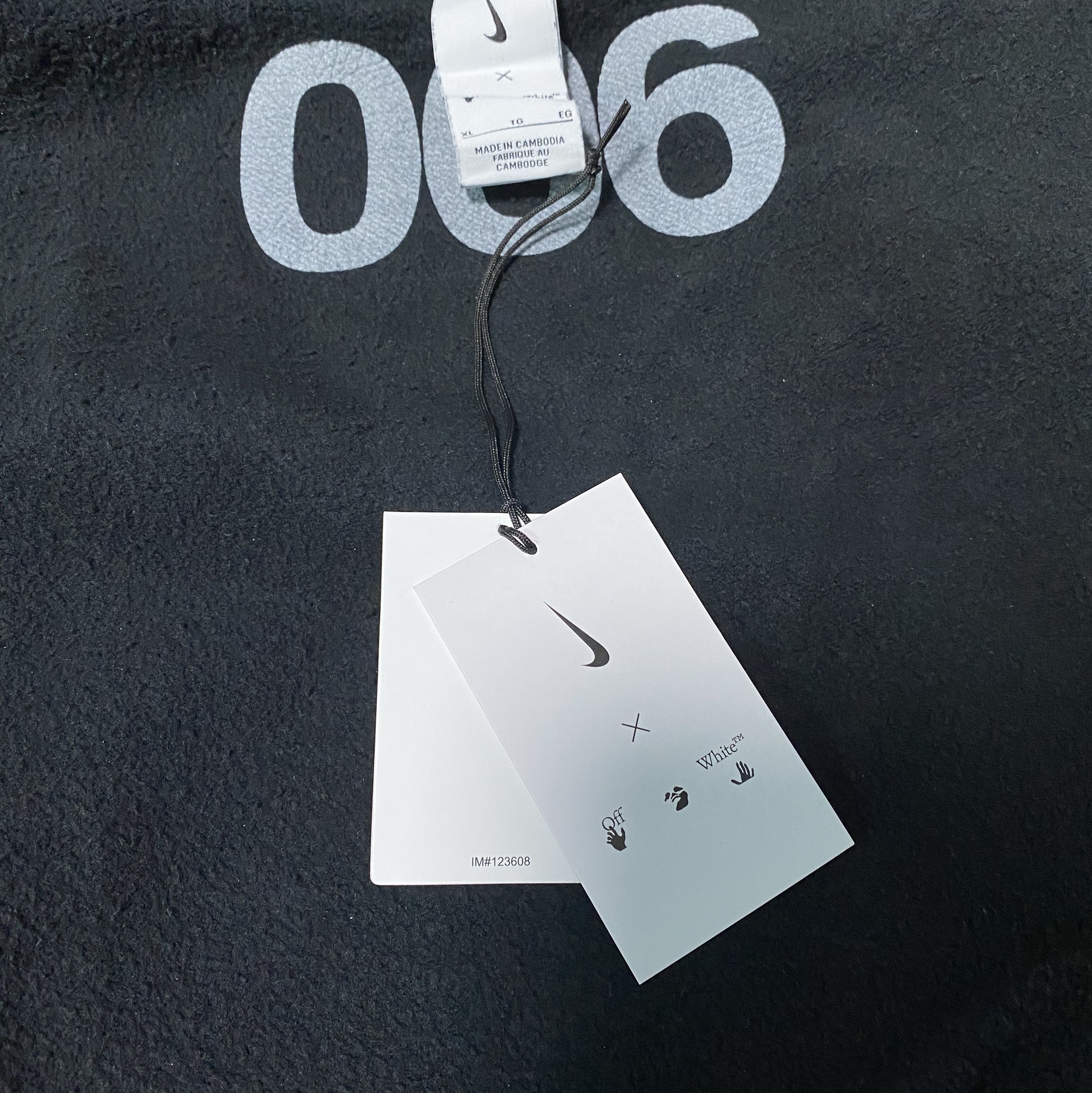 Nike x Off-White NRG Fleece Hoodie Black - Asia 착용 스타일