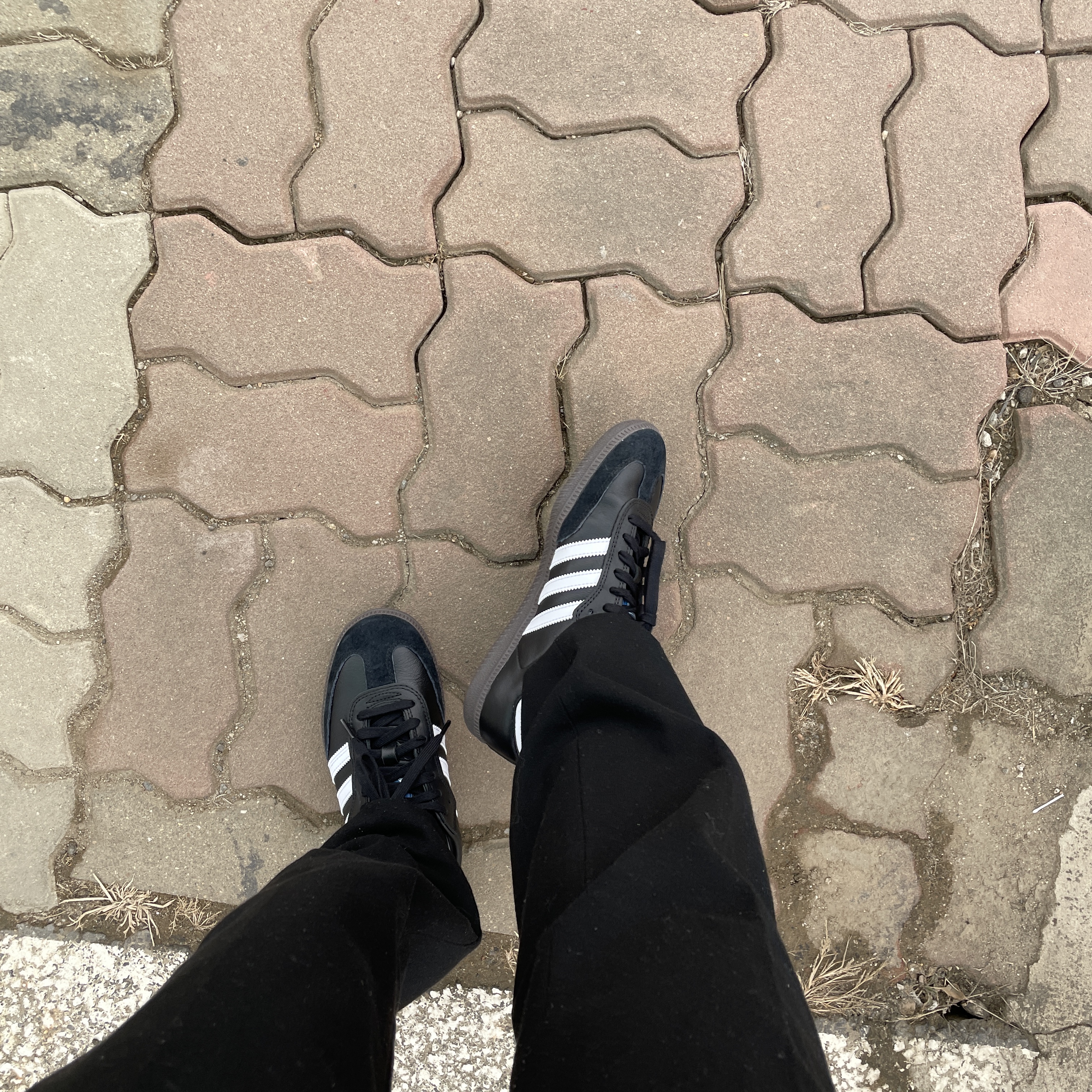 Adidas Samba ADV Black 착용 스타일