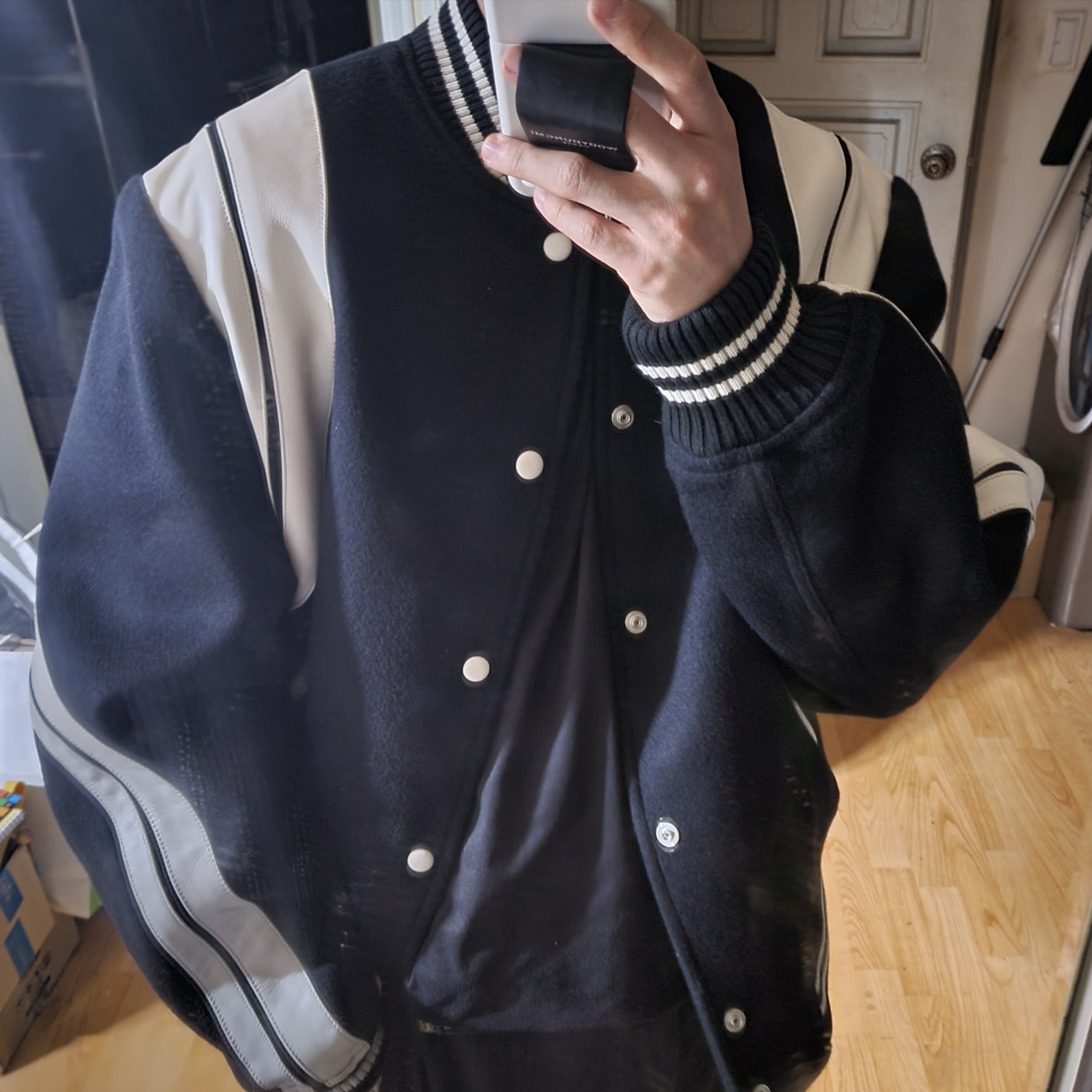 Ader Error Twit Jumper Noir 착용 스타일