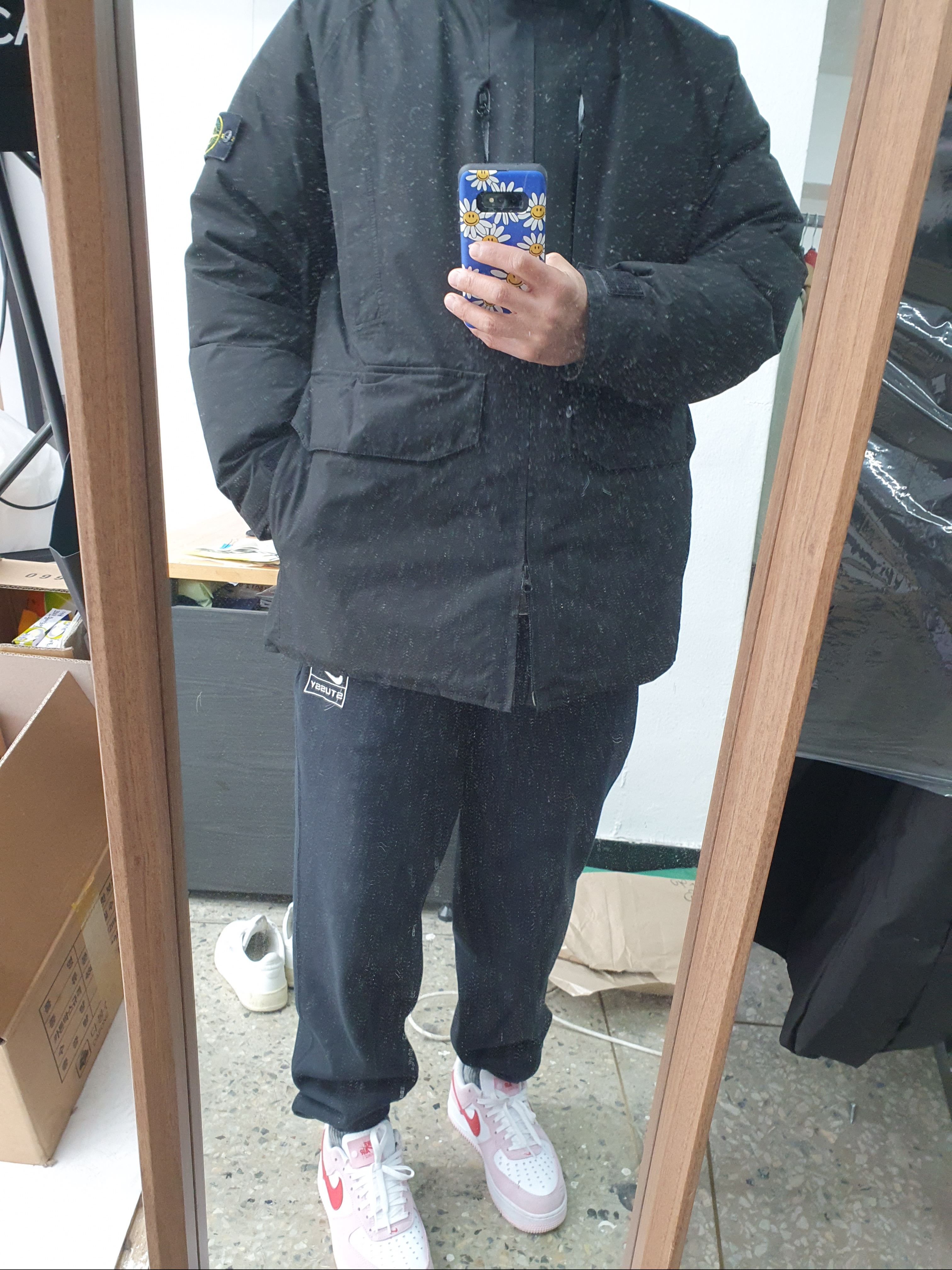 Nike Air Force 1 '07 QS Valentine's Day 착용 스타일