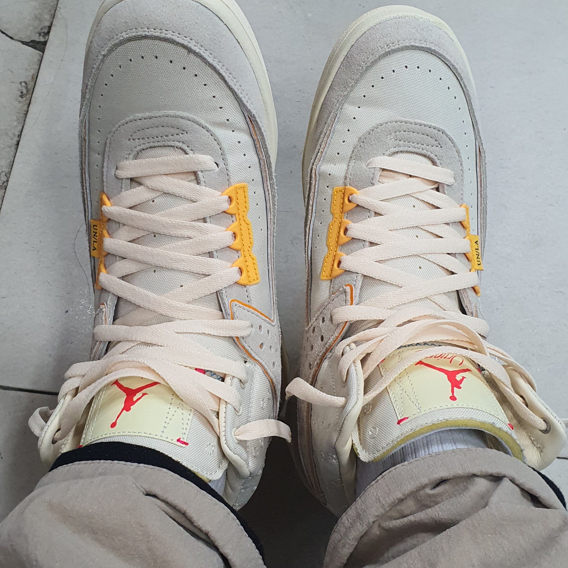 Jordan 2 x Union Retro SP Rattan 착용 스타일