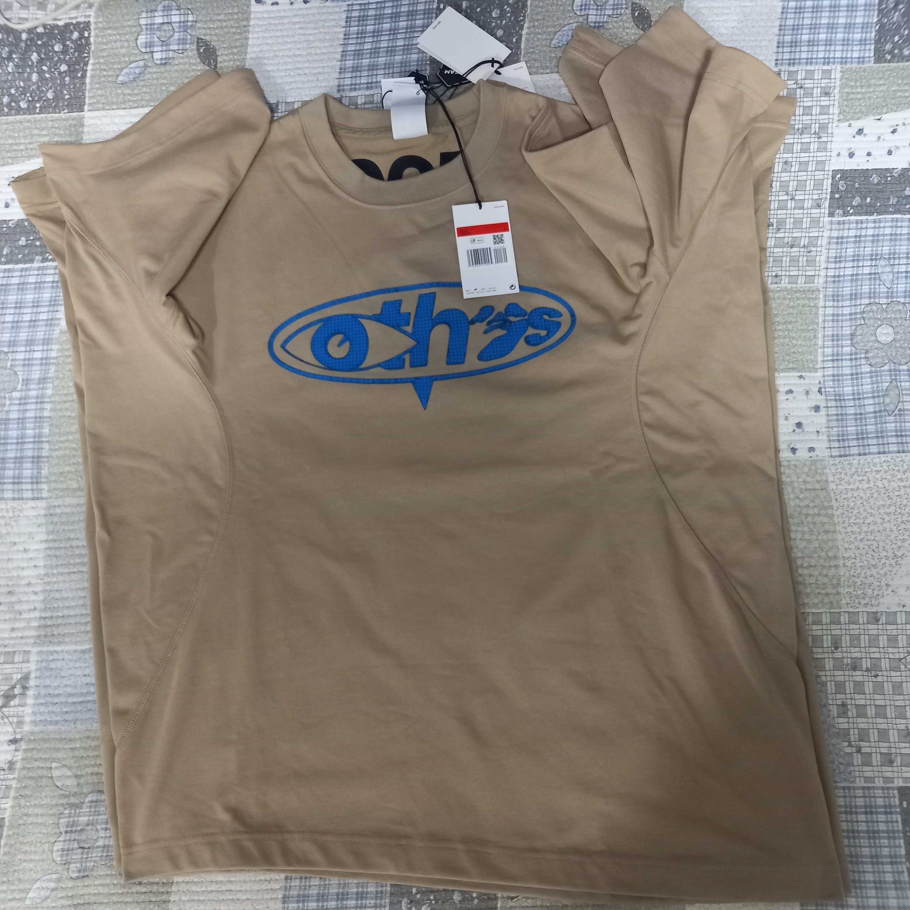 Nike x Off-White NRG T-Shirt Khaki - US/EU, Nike x Off-White NRG T-Shirt Khaki - Asia 착용 스타일 - 2