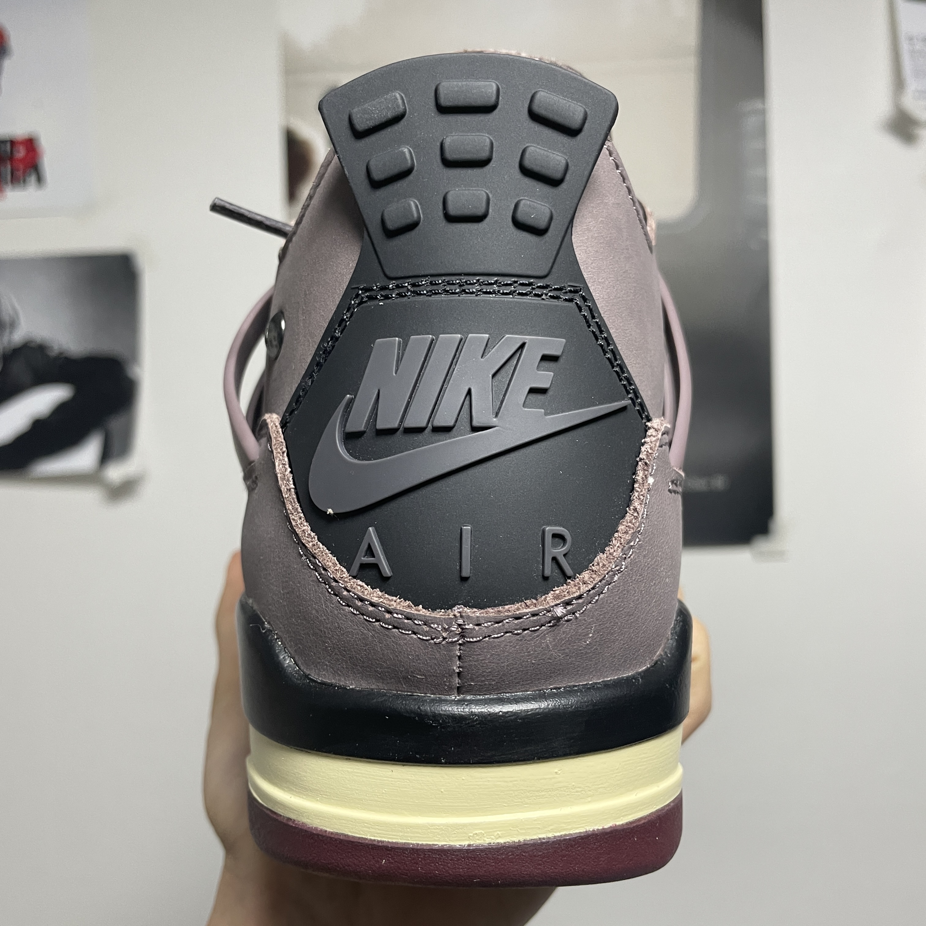 Jordan 4 x A Ma Maniere Retro Violet Ore 착용 스타일 - 3