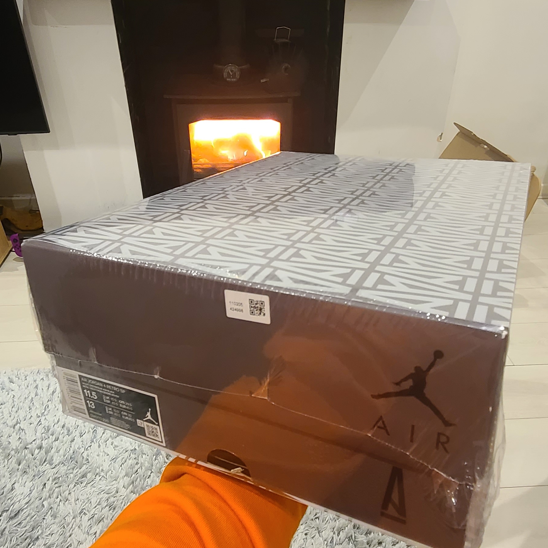 Jordan 4 x A Ma Maniere Retro Violet Ore 착용 스타일 - 2