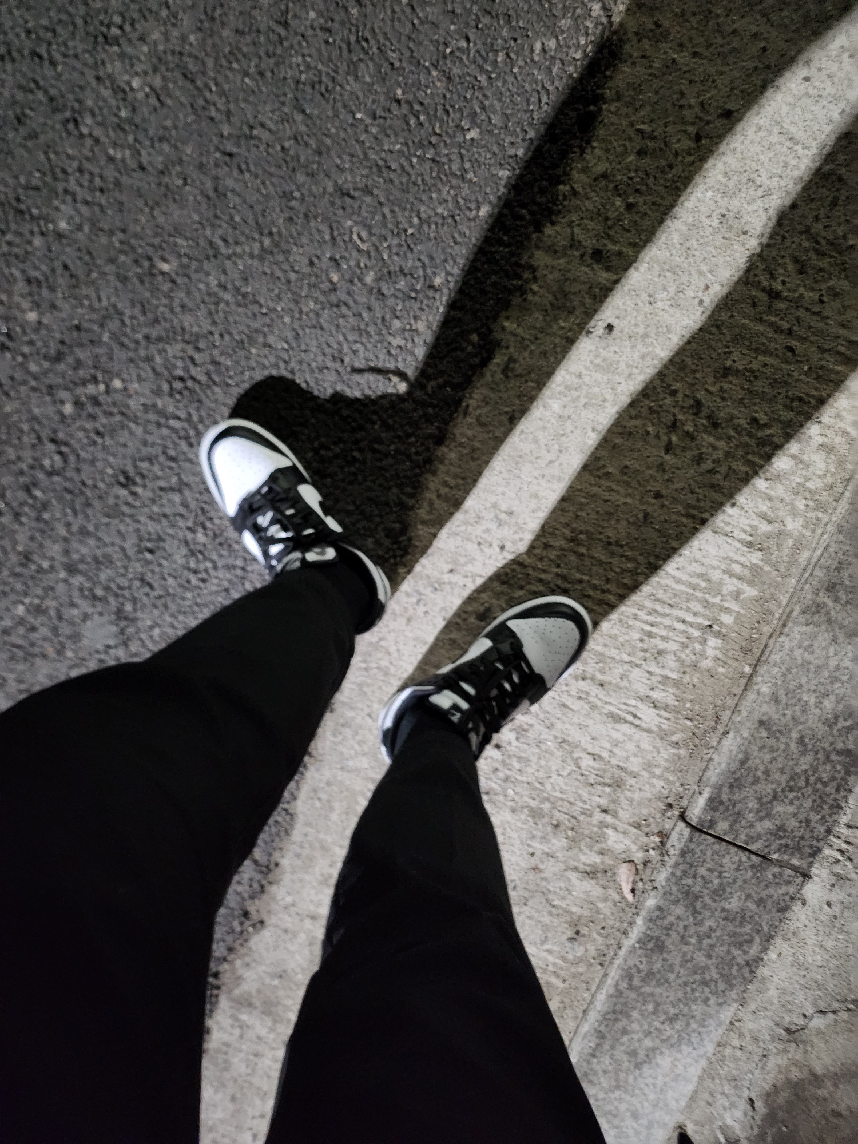 Nike Dunk Low Retro Black 착용 스타일