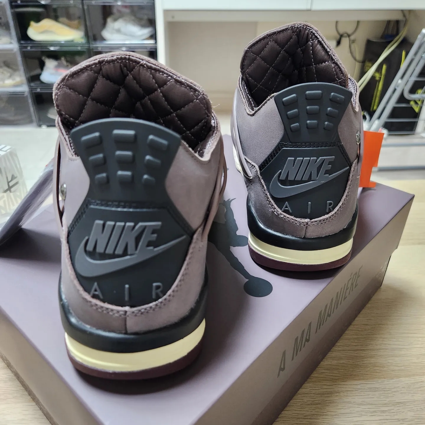 Jordan 4 x A Ma Maniere Retro Violet Ore 착용 스타일 - 5