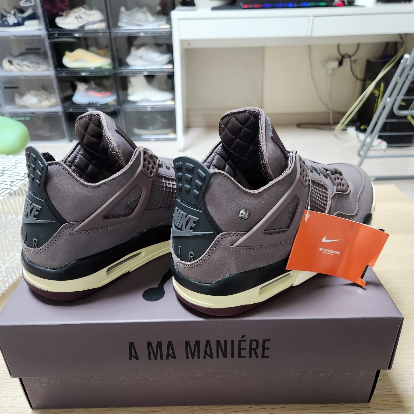 Jordan 4 x A Ma Maniere Retro Violet Ore 착용 스타일 - 4
