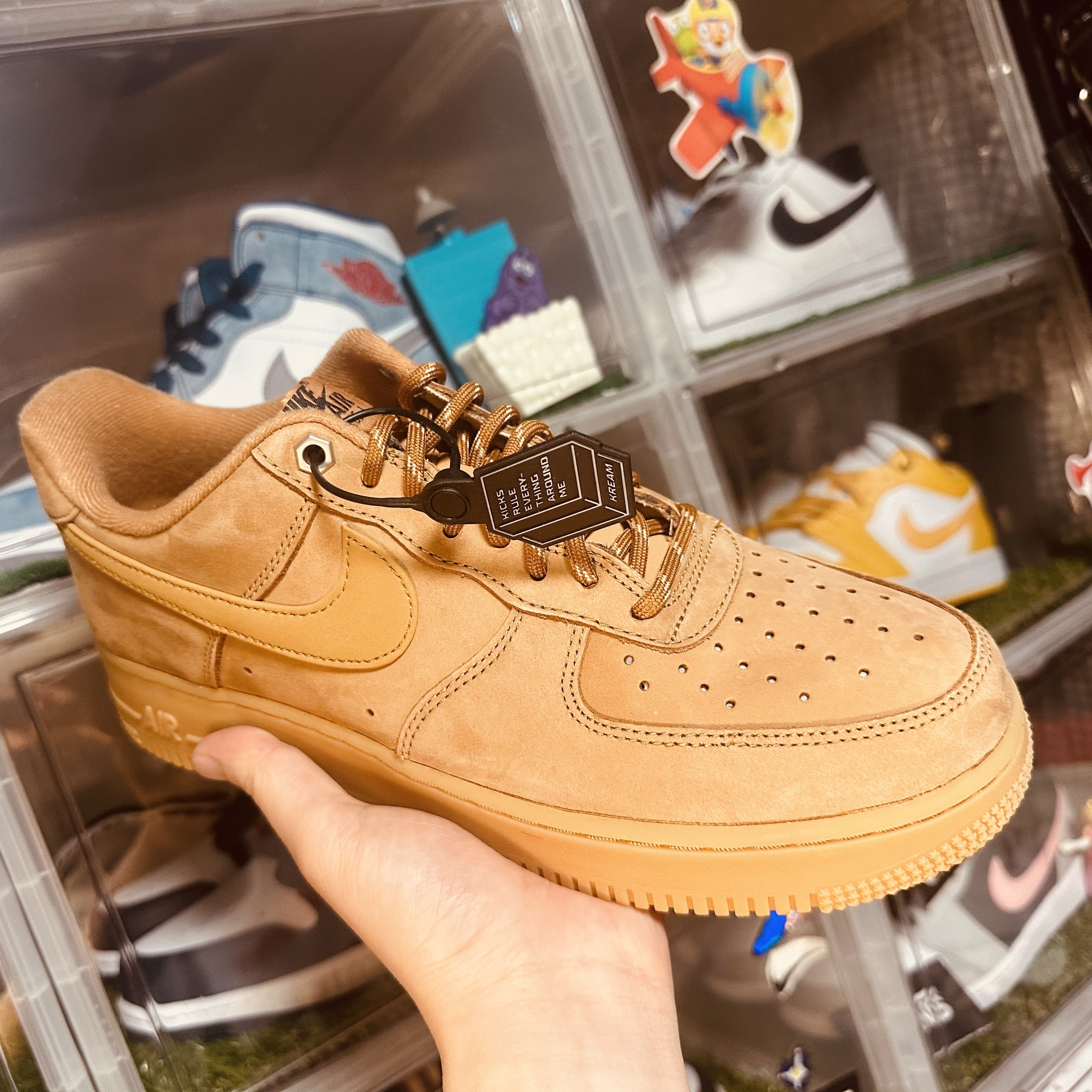 Nike Air Force 1 '07 WB Flax 착용 스타일 - 4