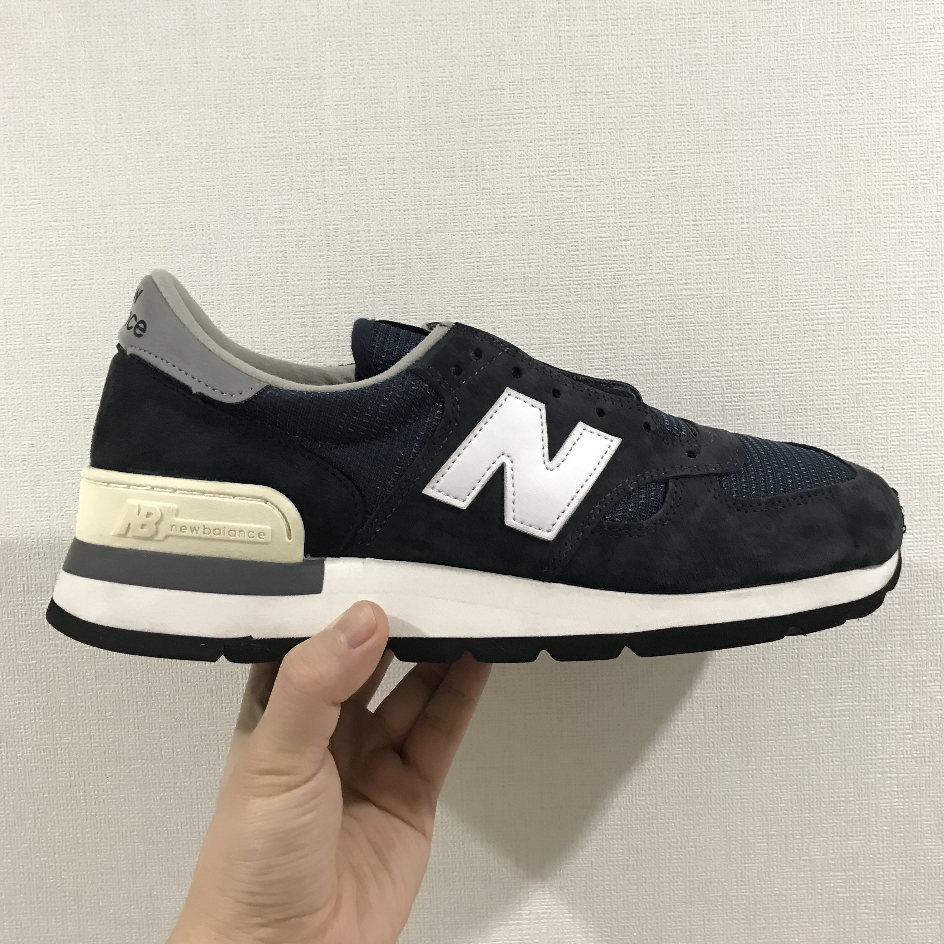 New Balance 990 Made in USA Navy 30th Anniversary 착용 스타일