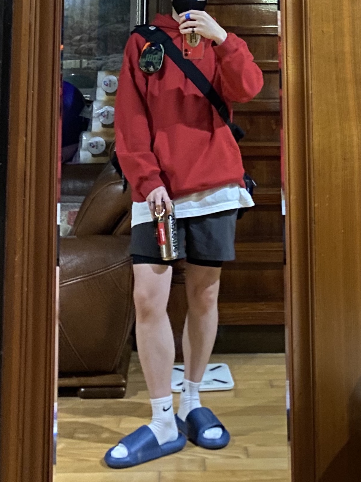 Supreme Webbing Keychain Red - 20FW, Nike Everyday Cushioned Training Crew Socks White (3 Pack/Korean Ver.) 착용 스타일 - 3