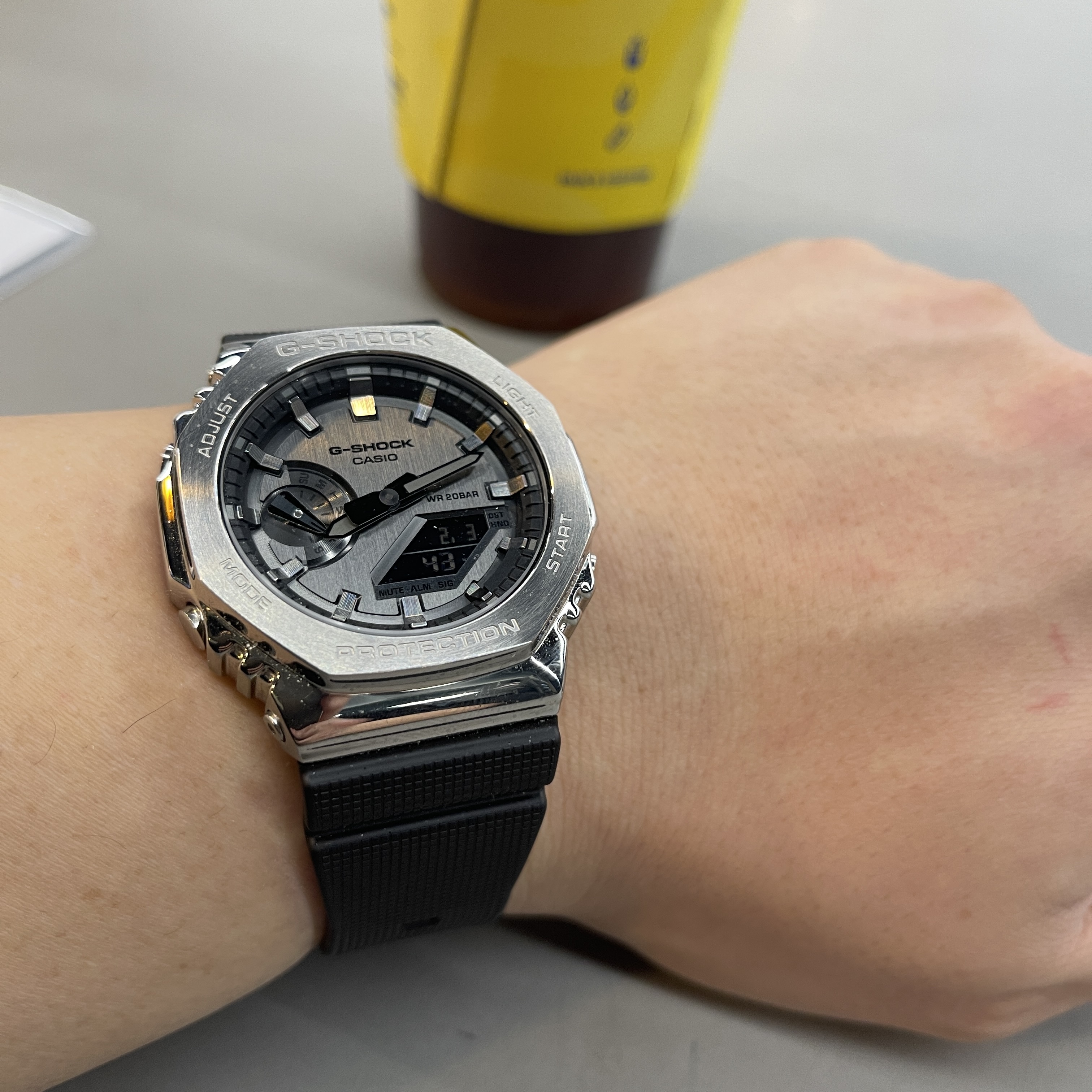 Casio G-Shock GM-2100-1A 착용 스타일