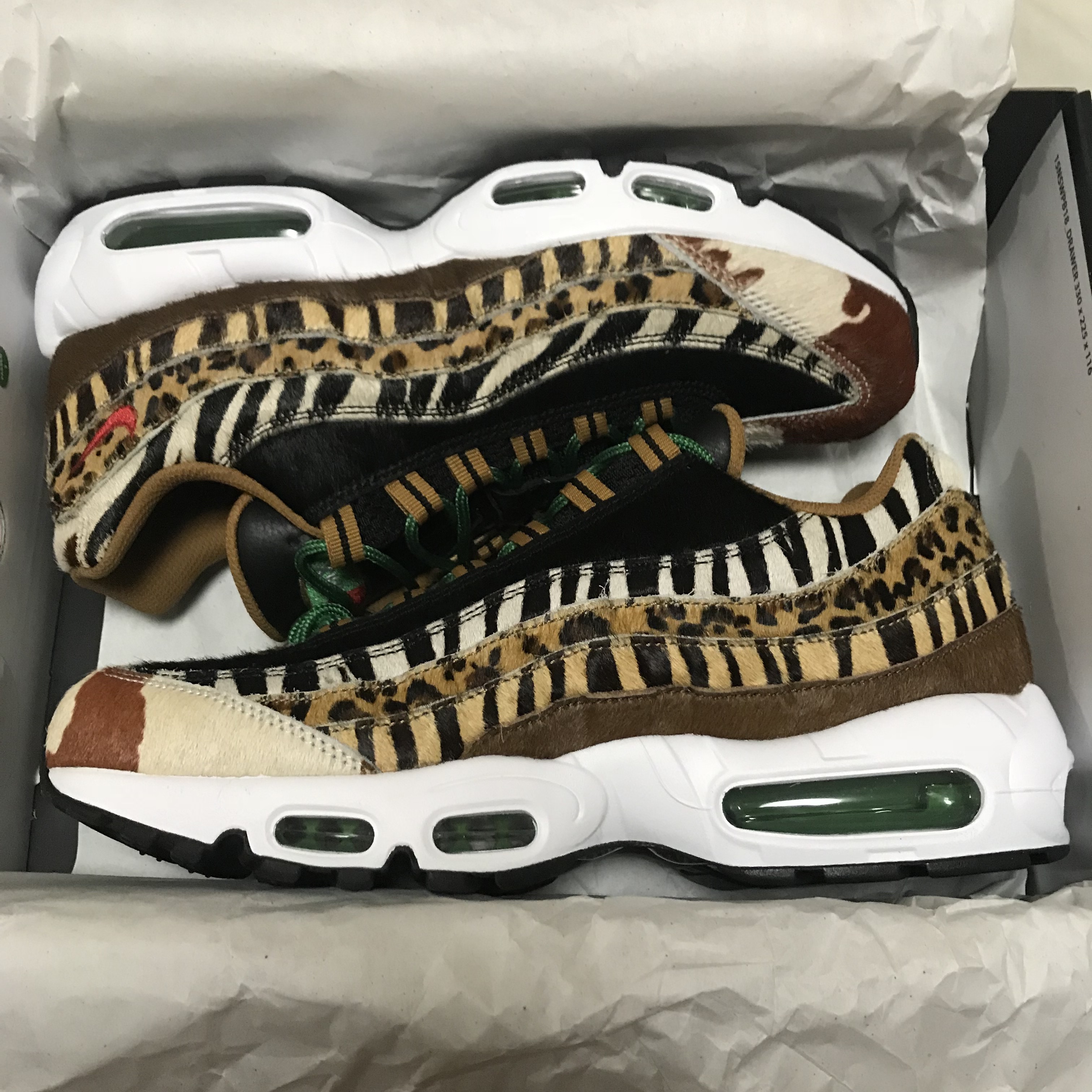 Nike x Atmos Air Max 95 Animal Pack 2.0 (2018 All Black Box) 착용 스타일
