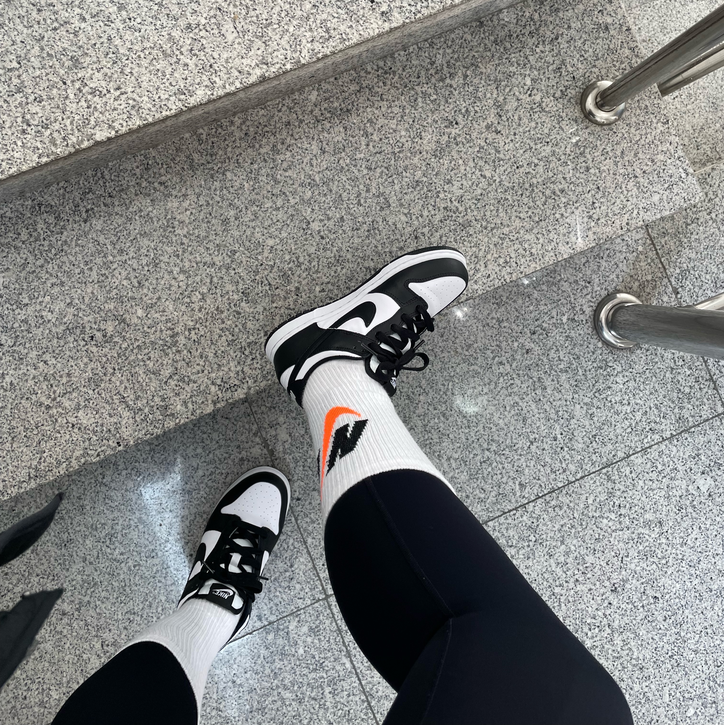 (PS) Nike Dunk Low Black 착용 스타일