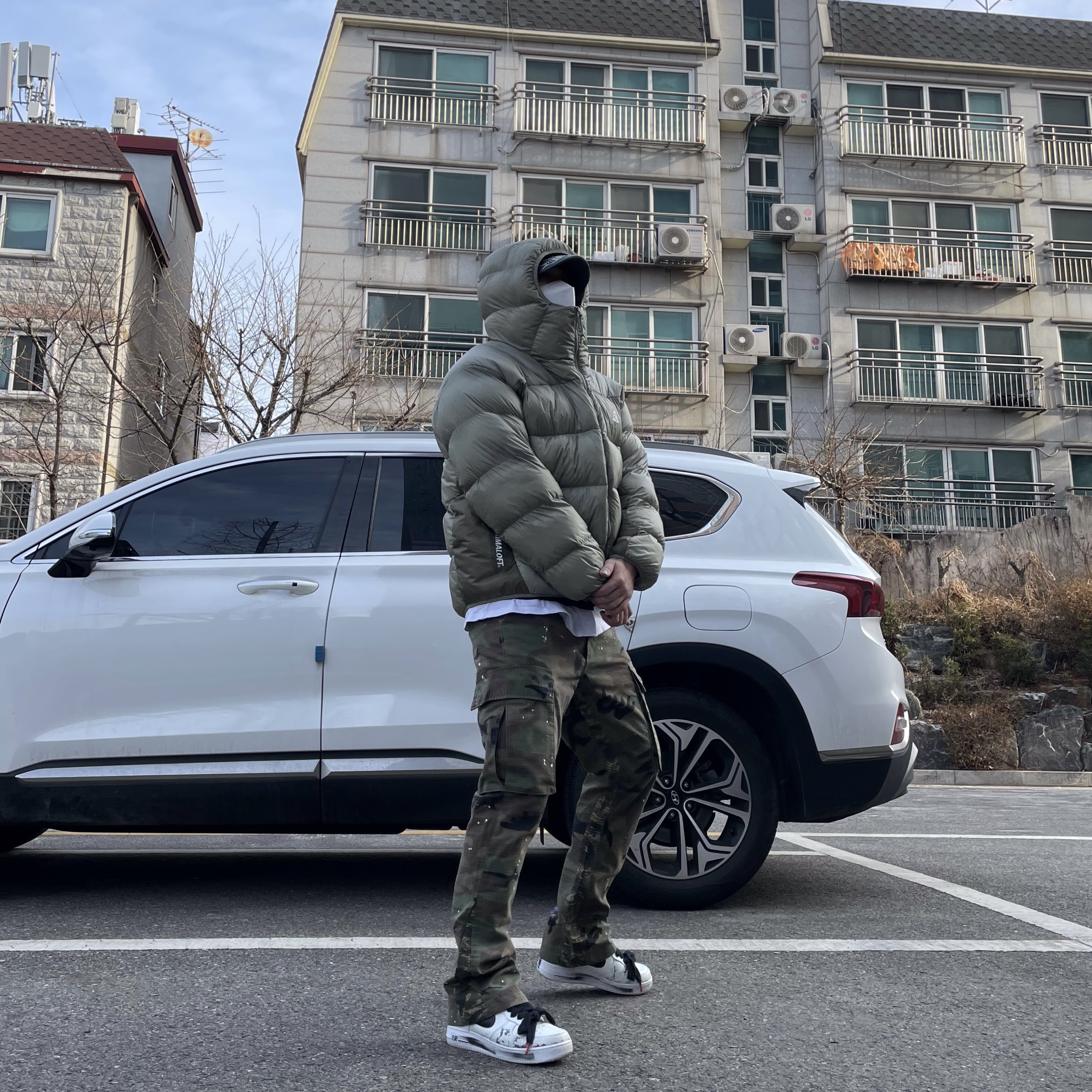 Nike ACG Therma-Fit ADV Lunar Lake Puffer Jacket Light Army - Asia, Nike x Peaceminusone Air Force 1 Low Para-Noise 2.0 착용 스타일 - 2