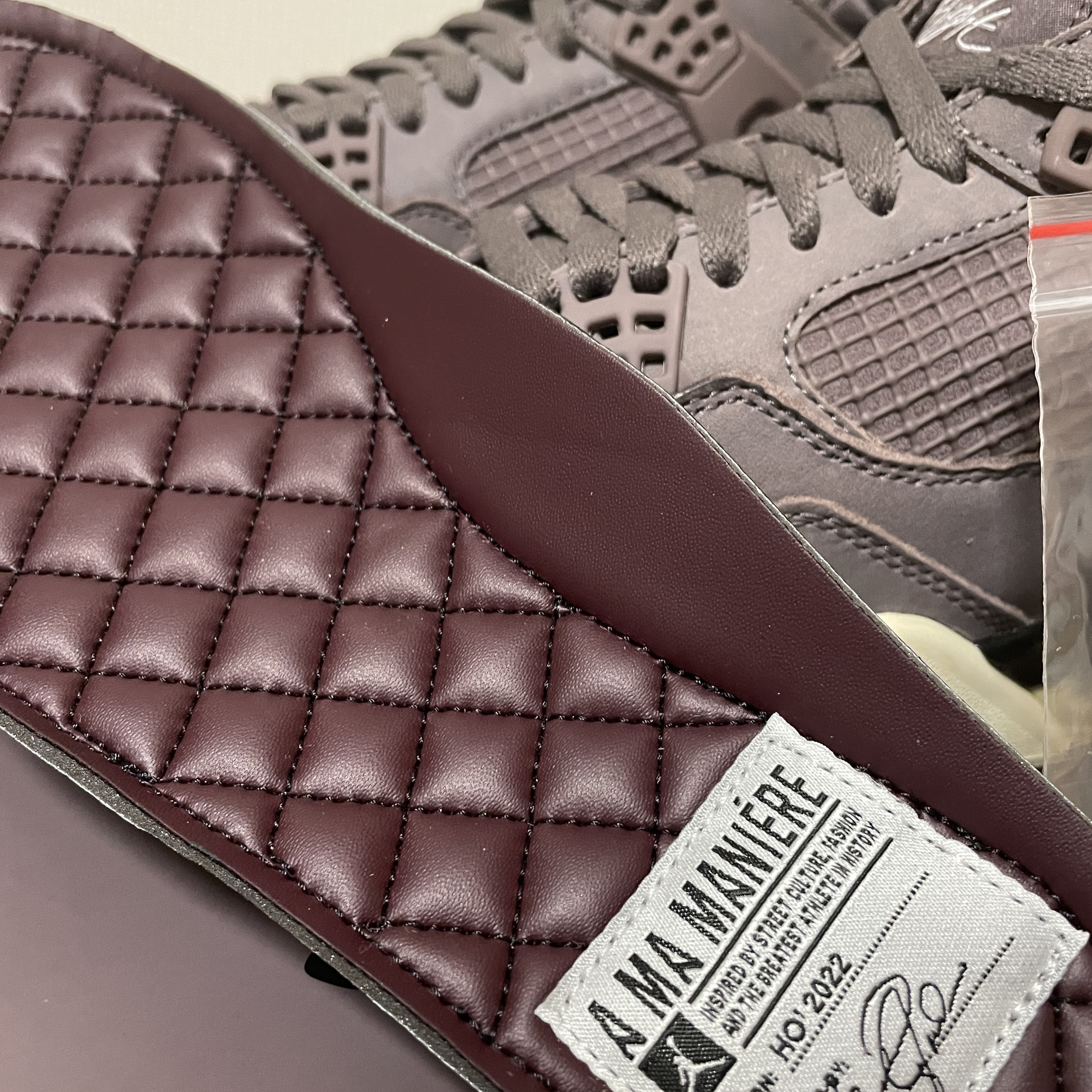 Jordan 4 x A Ma Maniere Retro Violet Ore 착용 스타일 - 2
