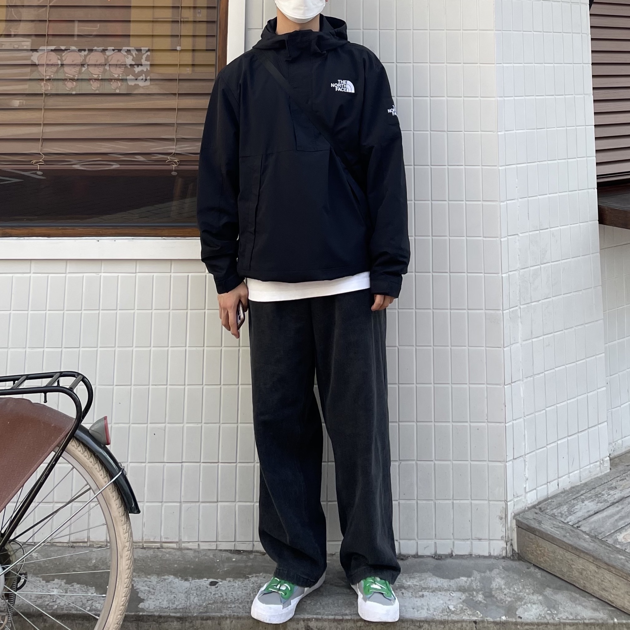 Nike x Sacai Blazer Low Classic Green 착용 스타일