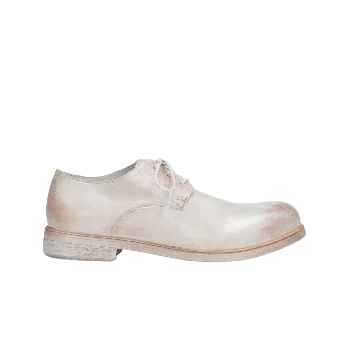 MM2443340111 Marsell Zucca Media Derby Waxed Leather Bianco