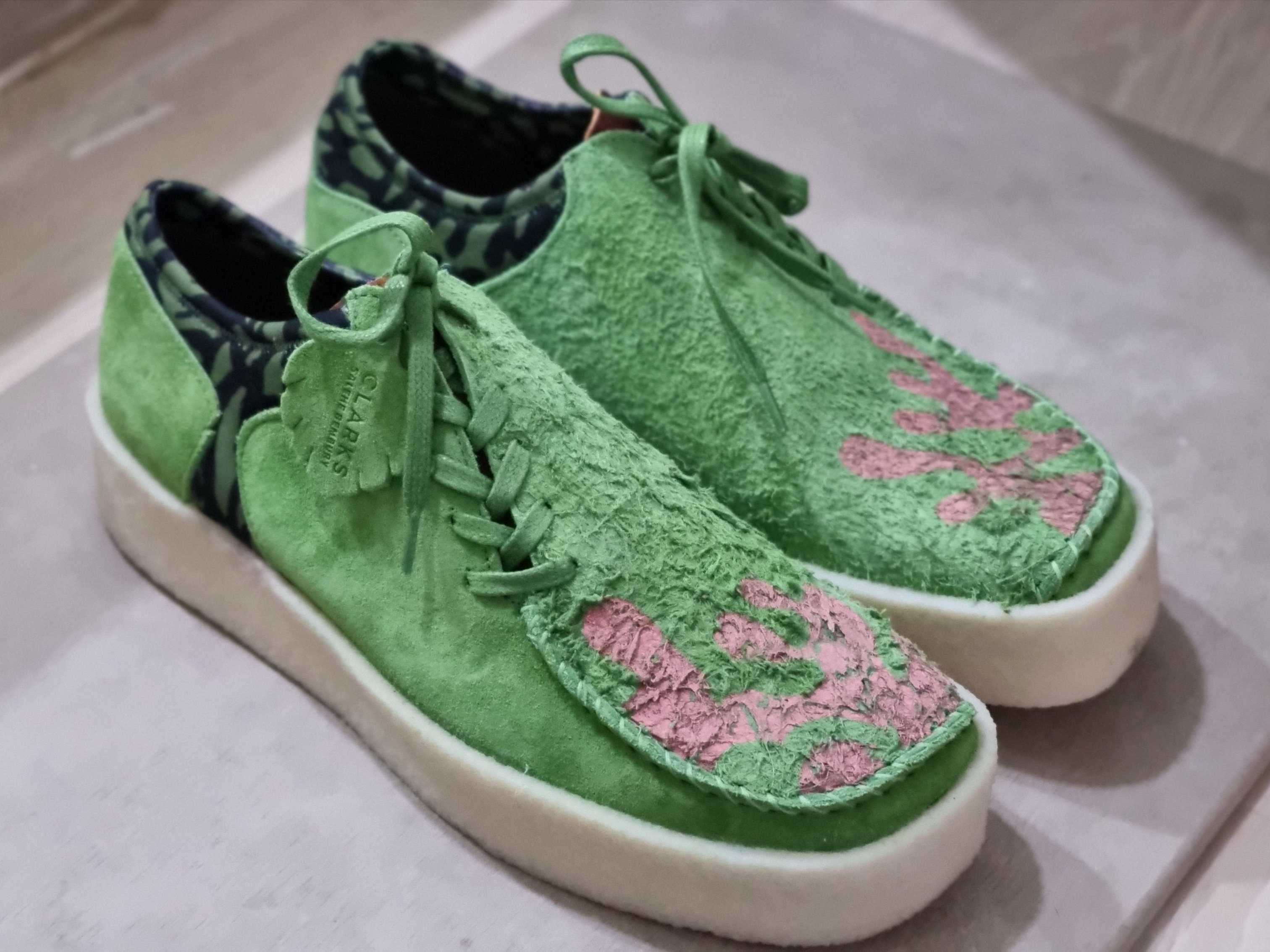 Clarks Originals x Salehe Bembury Lugger Cupsole Orange, Clarks Originals x Salehe Bembury Lugger Cupsole Dark Green 착용 스타일 - 2