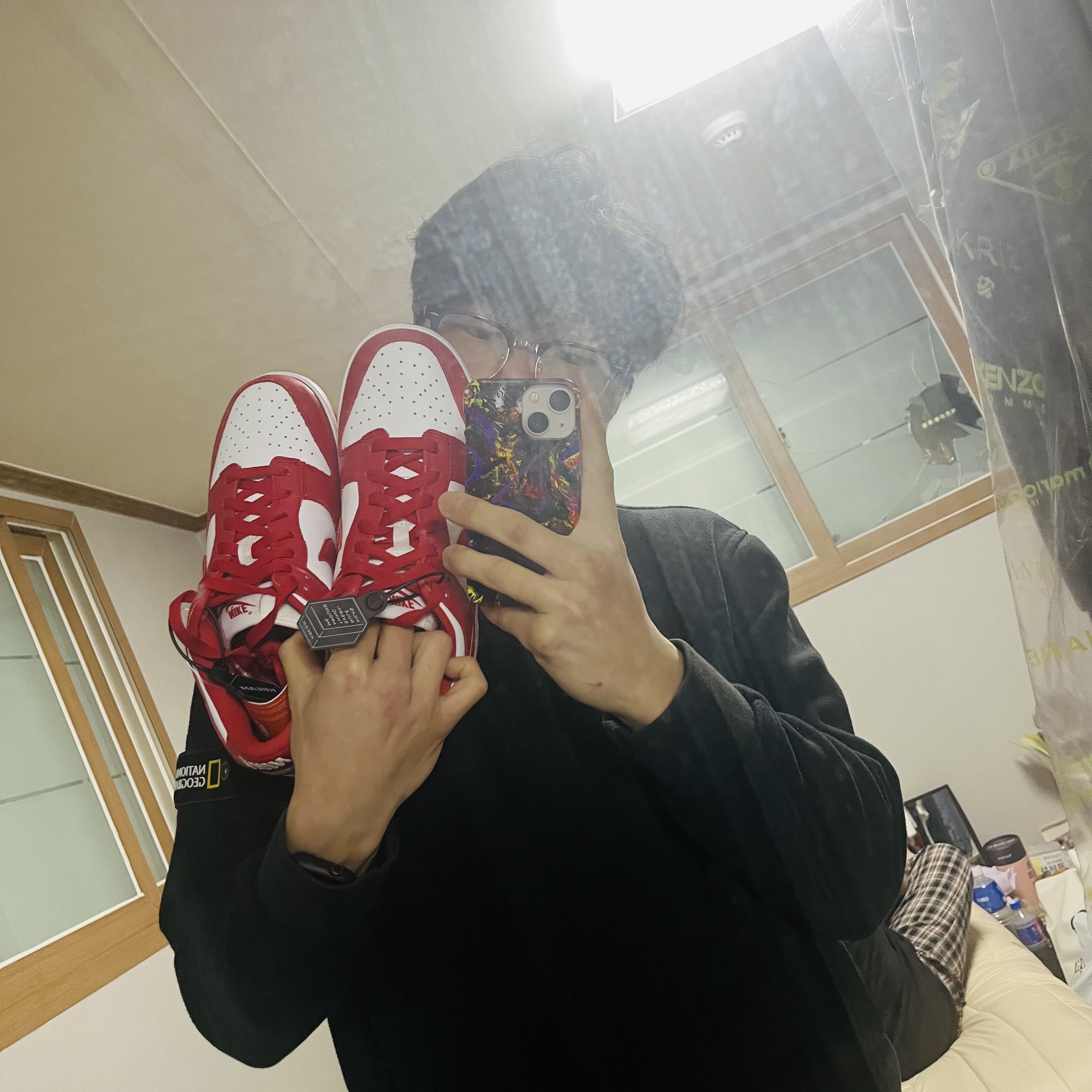 Nike Dunk Low SP University Red 2020 착용 스타일 - 4